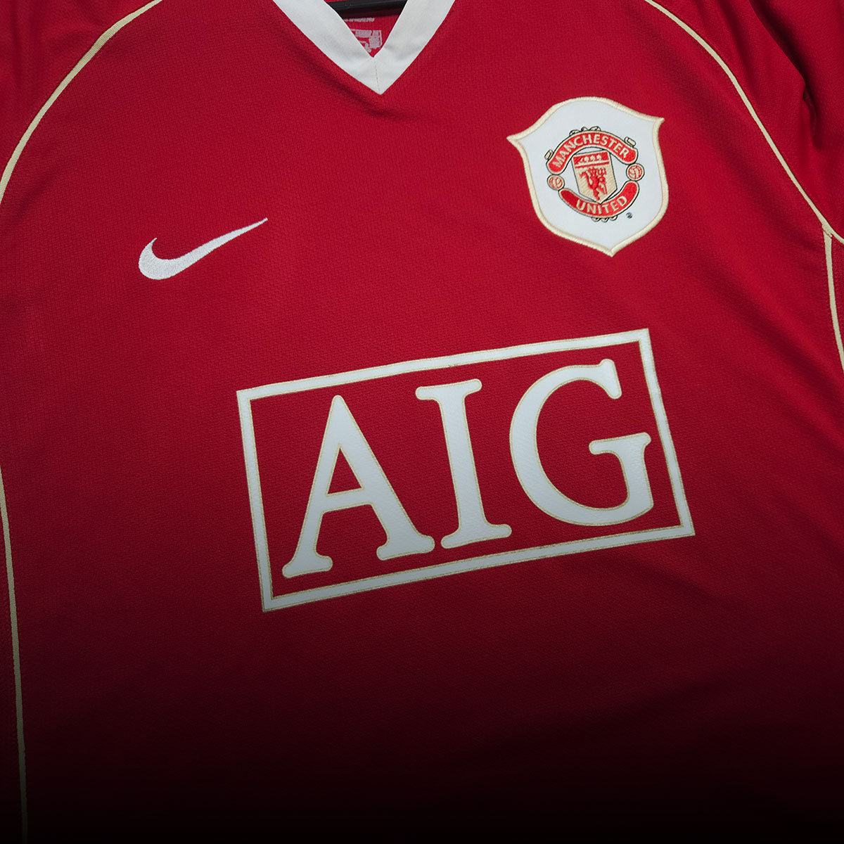 Manchester United football shirts collection