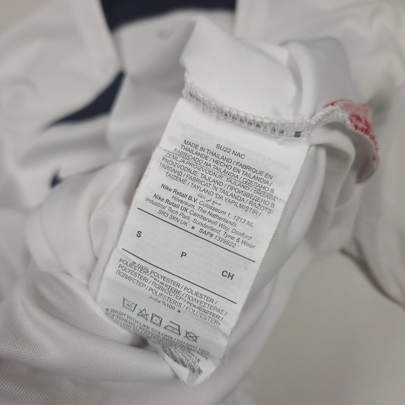 2022-23 Paris Saint-Germain Training Shirt detailed view 4
