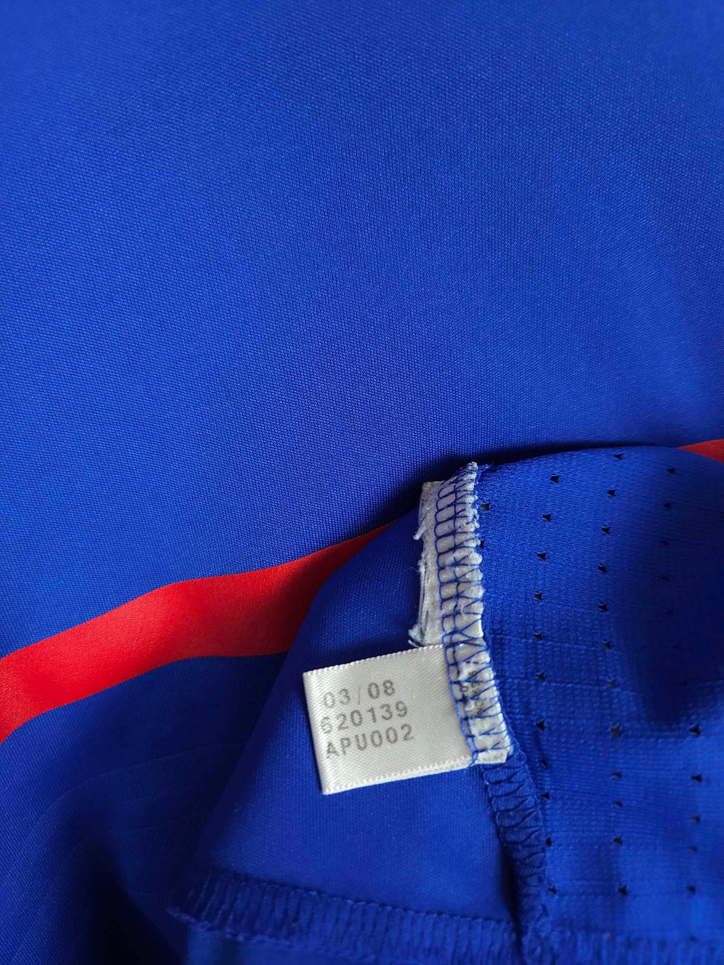 2007-08 Frankrijk thuisshirt