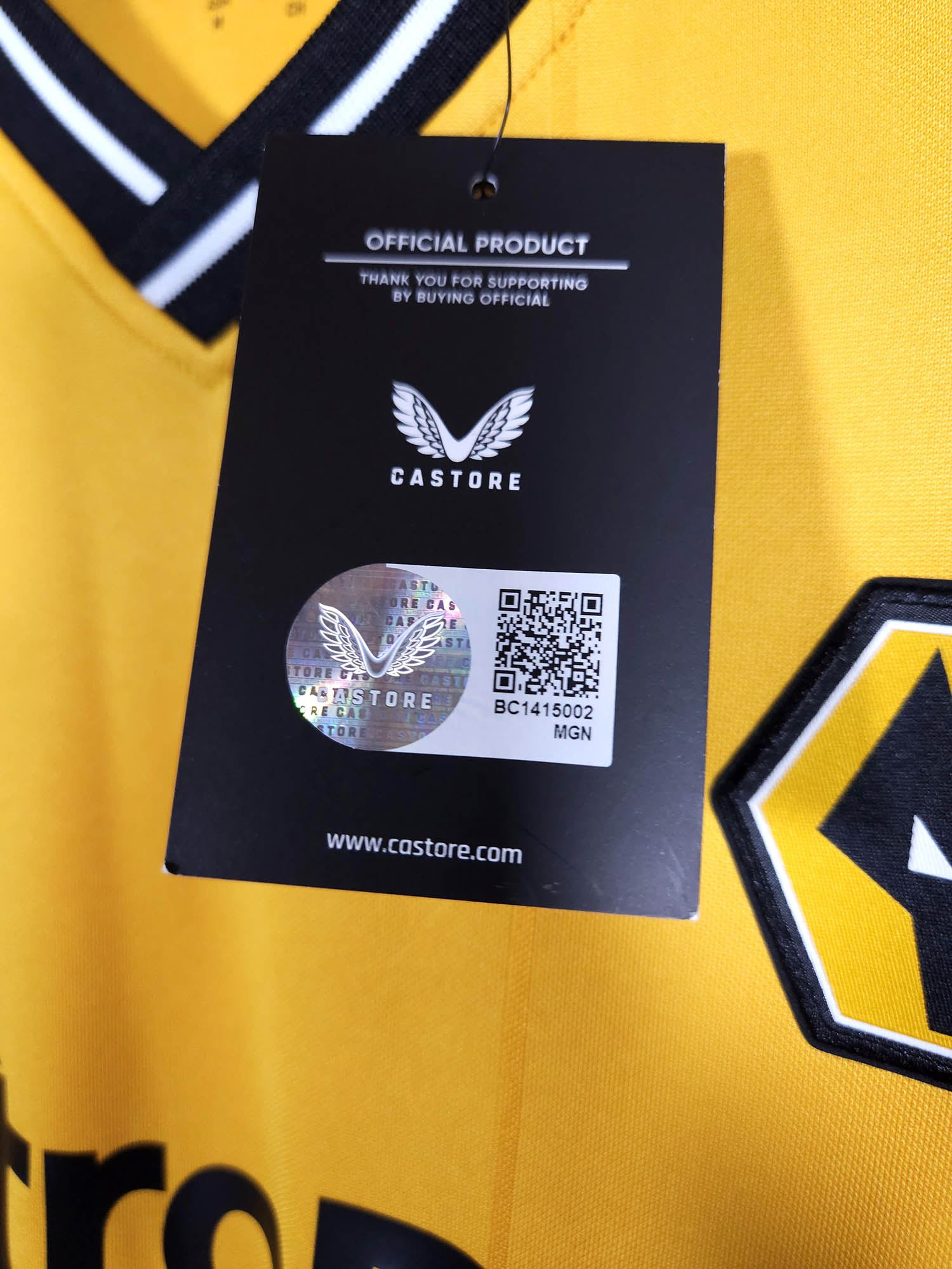 2023-24Wolverhampton Wanderers Thuisshirt Spelersversie 
