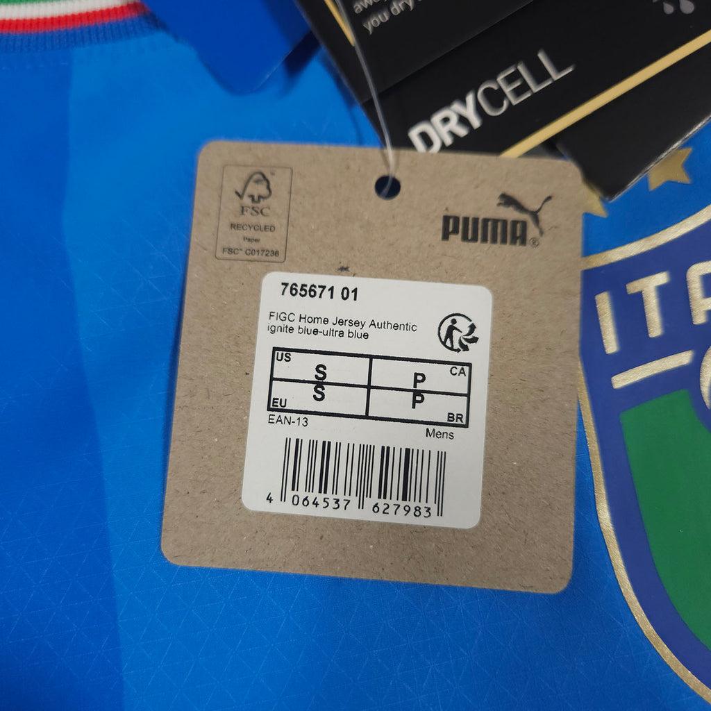 Italy Home Shirt 2022 – Authentic detailed view 9