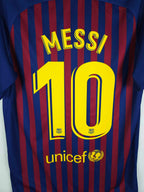 2018-19 Barcelona thuisshirt Messi #10