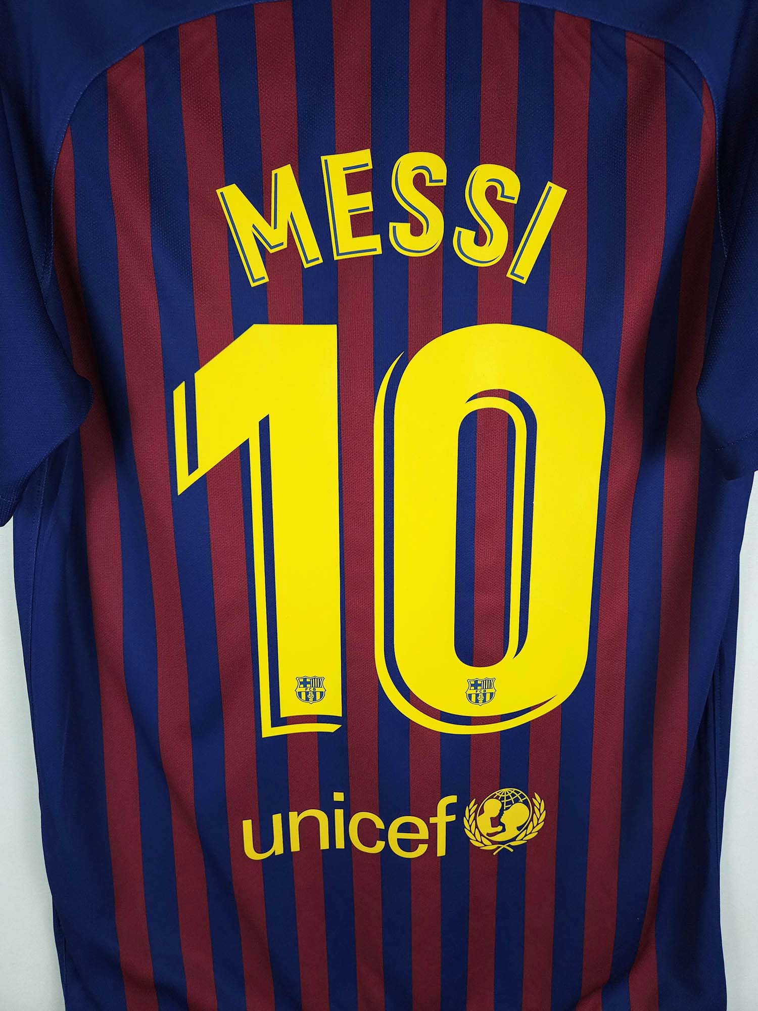 2018-19 Barcelona thuisshirt Messi #10