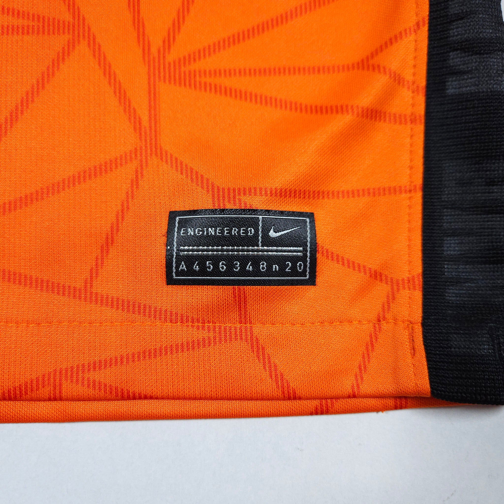 2020-21 Netherlands Home Shirt detailed view 4
