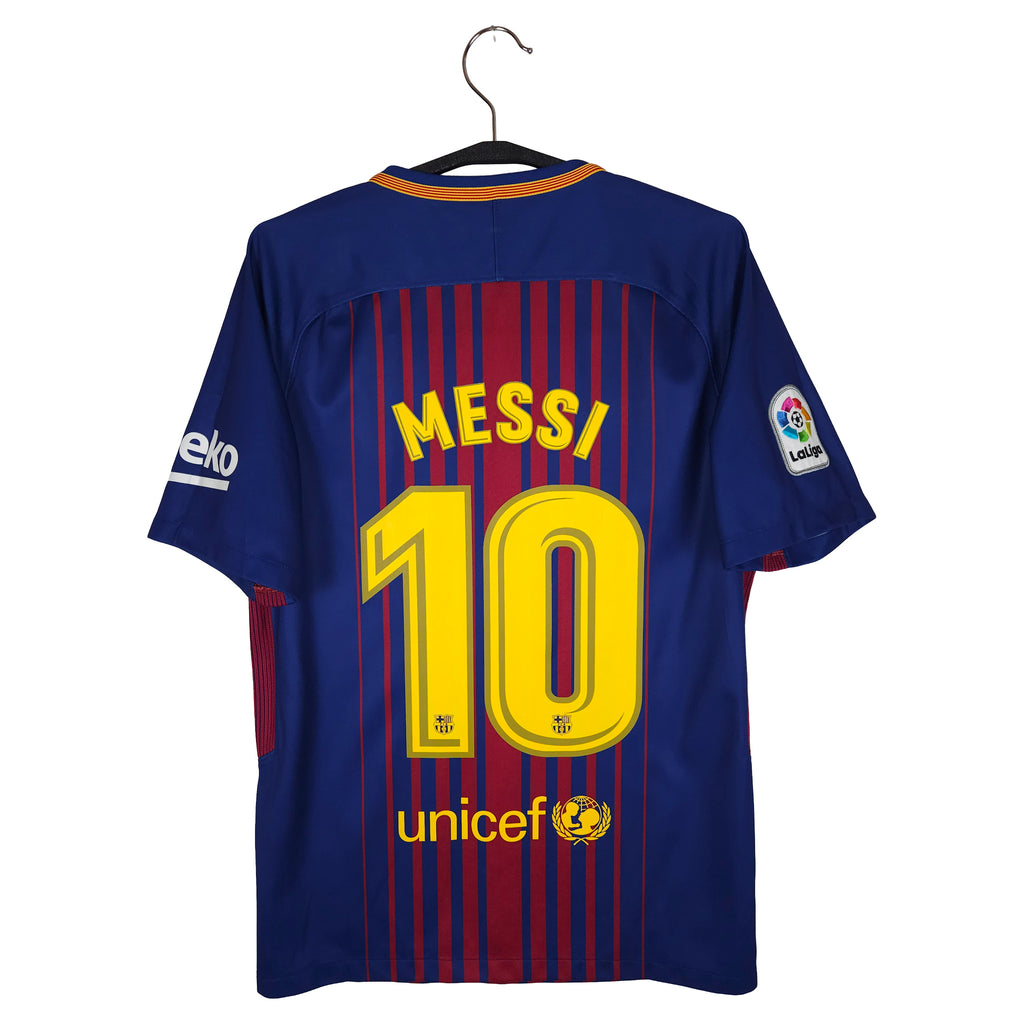 2017-18 Barcelona thuisshirt Messi #10