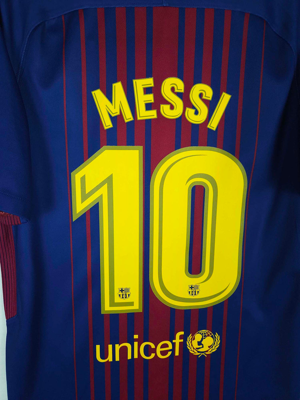 2017-18 Barcelona thuisshirt Messi #10