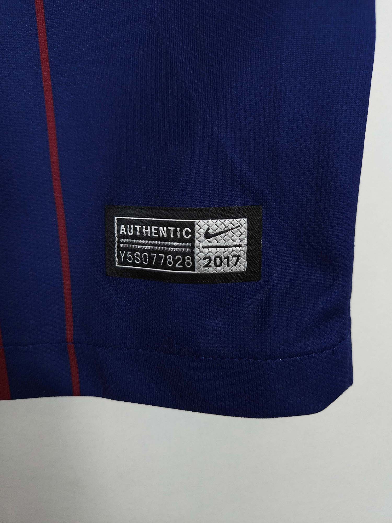 2017-18 Barcelona thuisshirt Messi #10