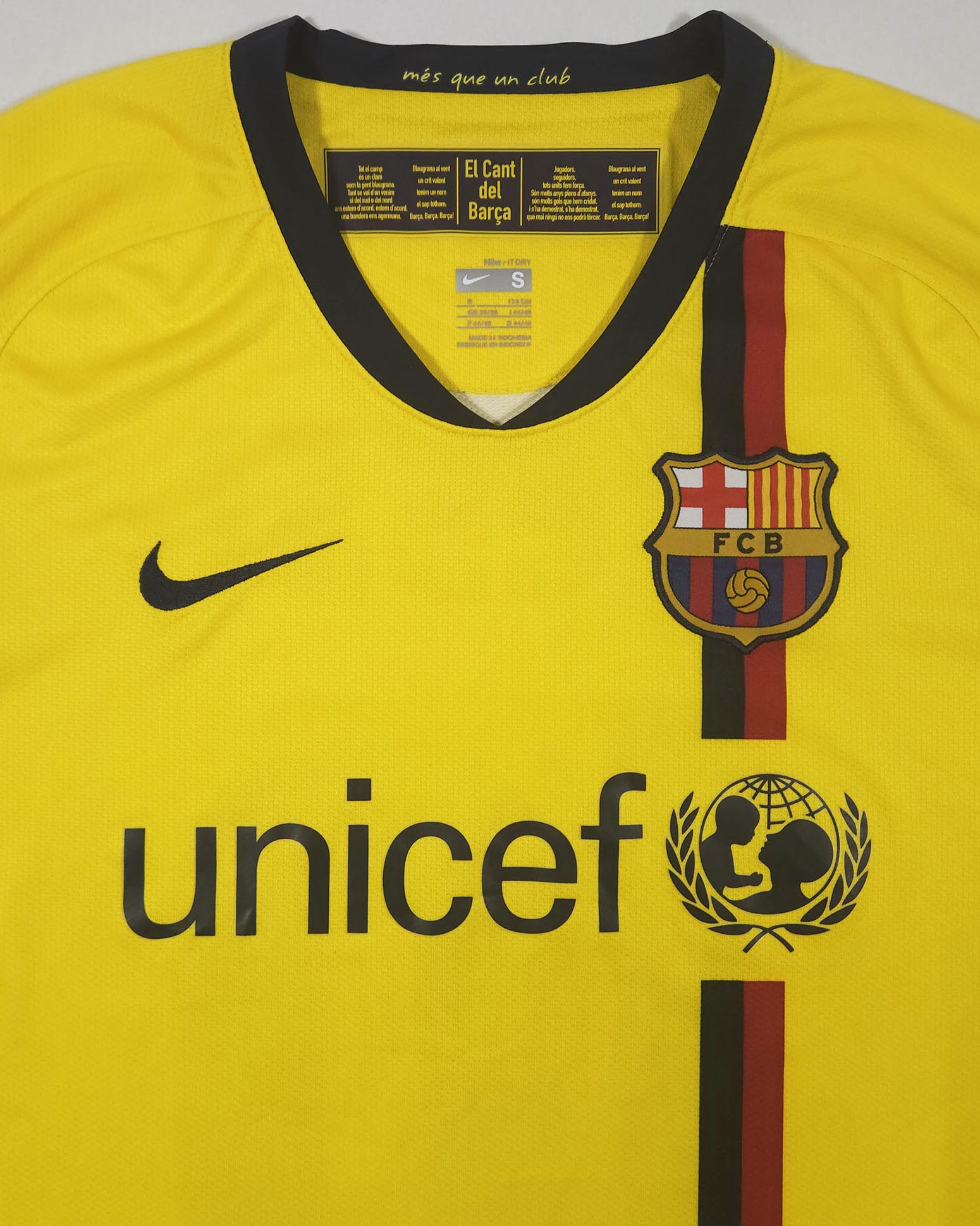 2008-09 Barcelona uitshirt Messi #10