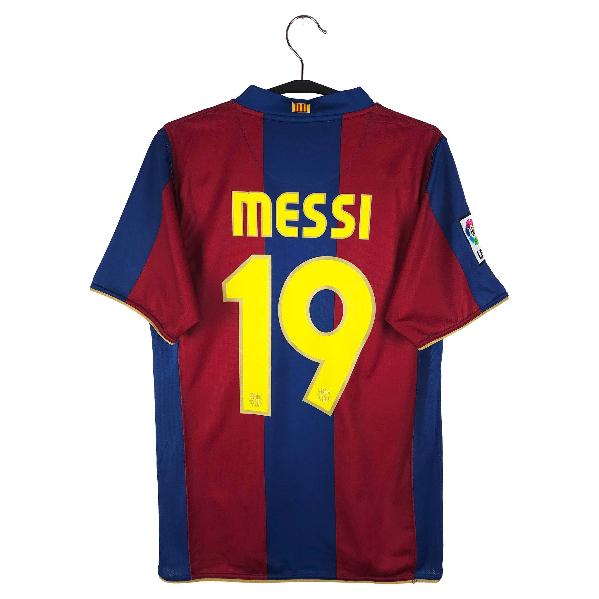 2007-08 Barcelona Thuis Shirt Messi #19