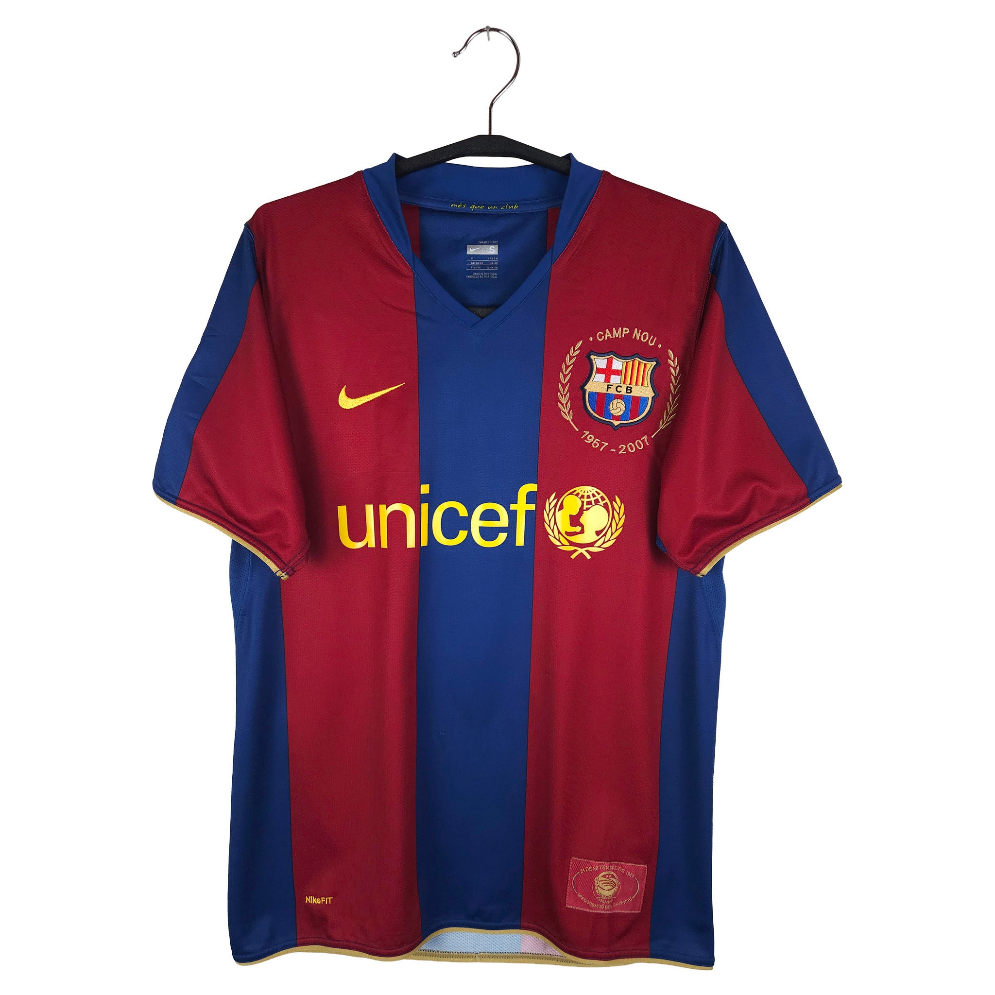2007-08 Barcelona Thuis Shirt Messi #19