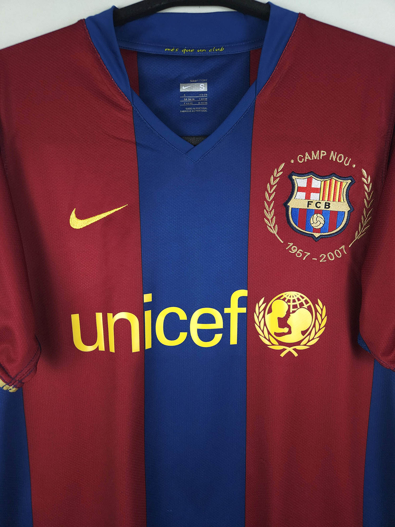 2007-08 Barcelona Thuis Shirt Messi #19