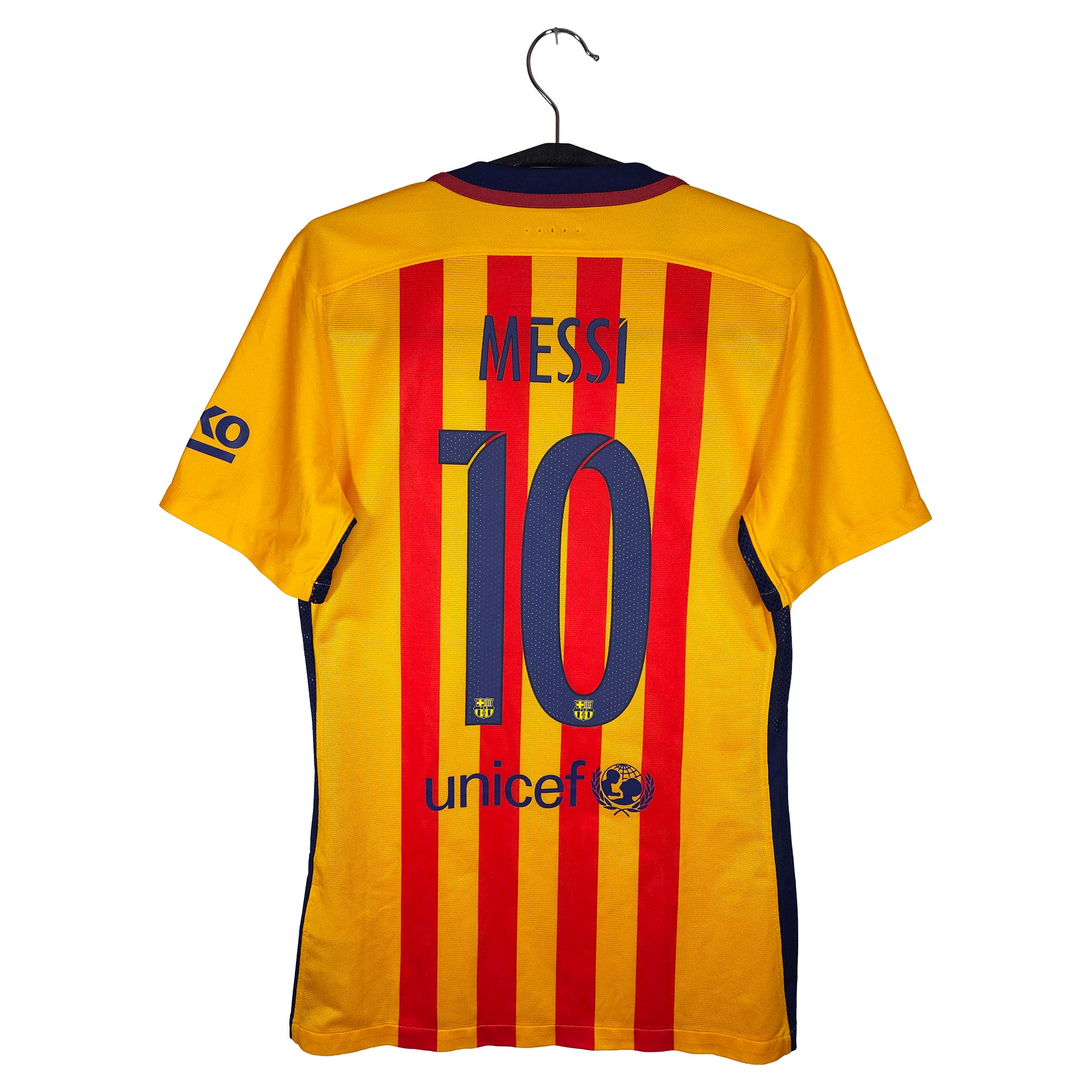 2015-16 Barcelona Uitshirt Spelersversie Messi #10
