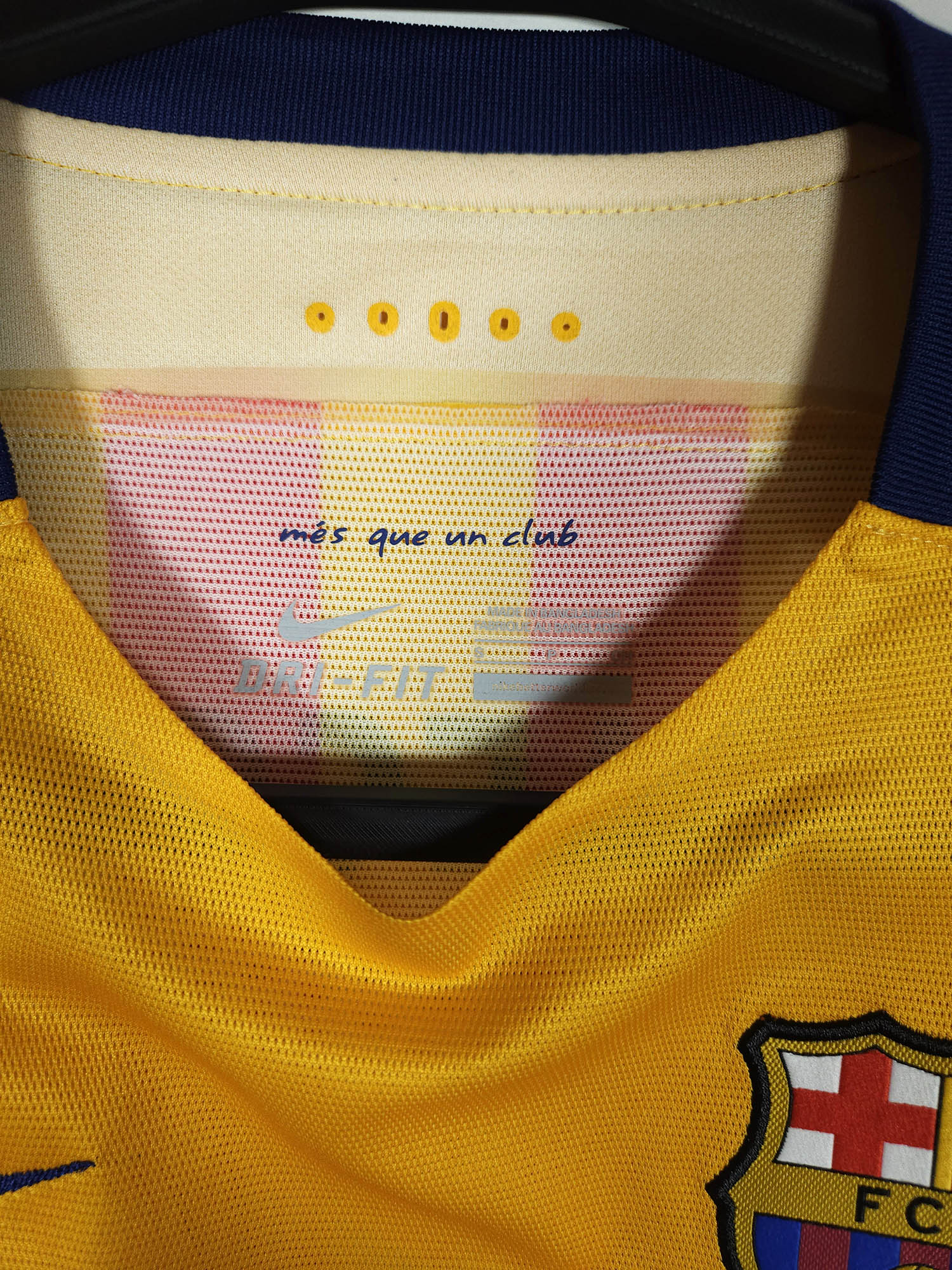 2015-16 Barcelona Uitshirt Spelersversie Messi #10