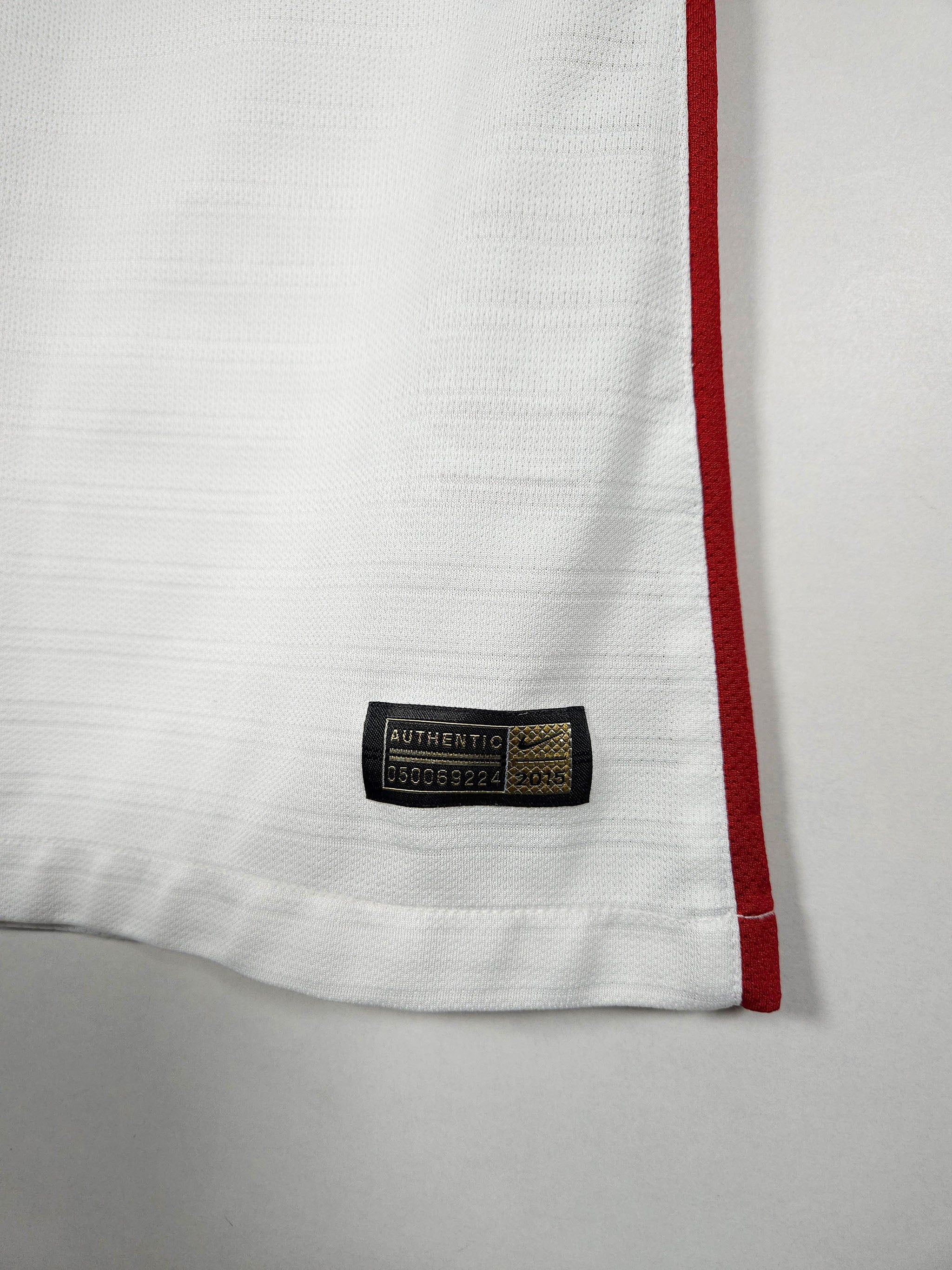 2015 France Authentic Away Shirt detailed view 2