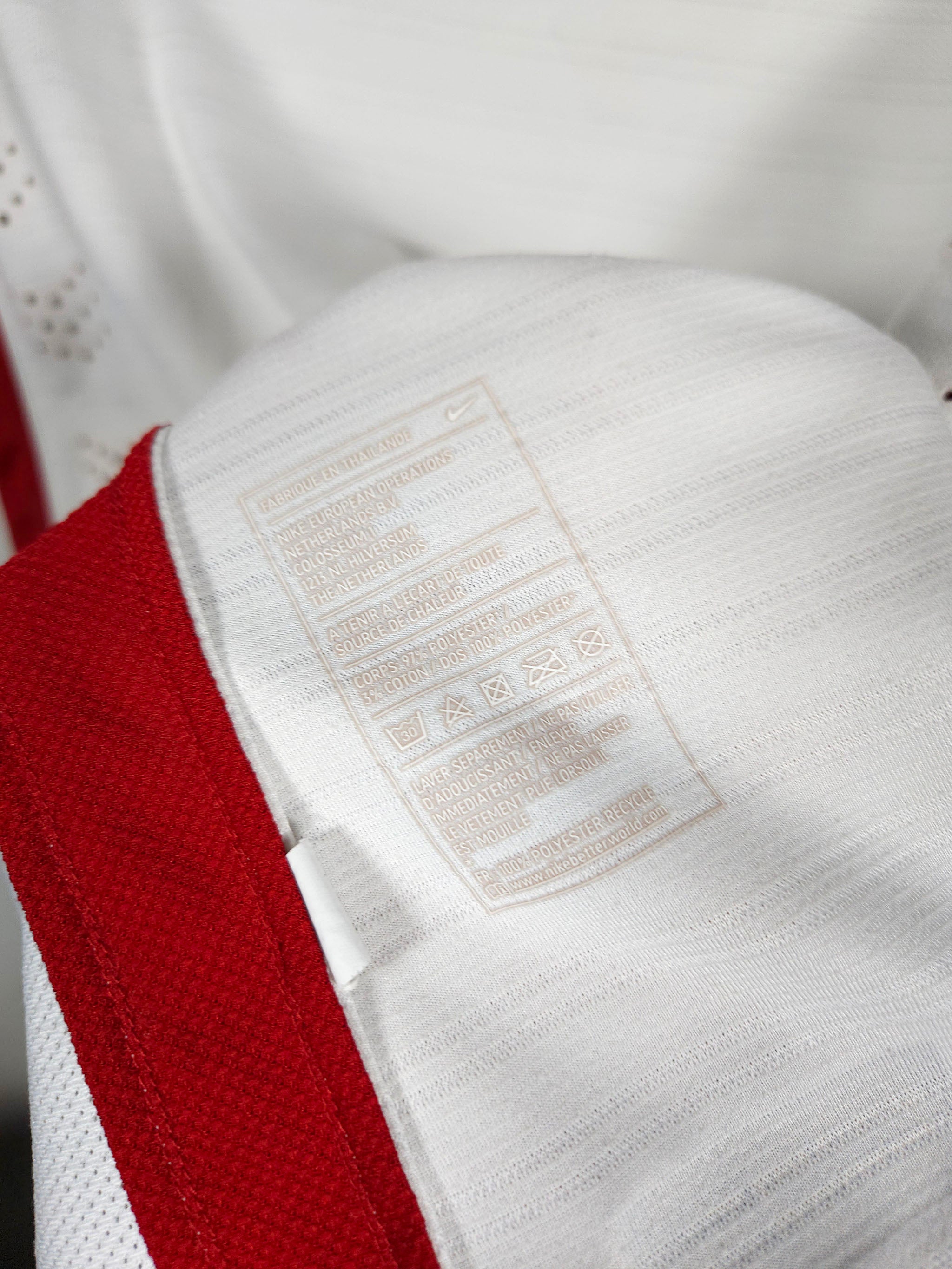 2015 France Authentic Away Shirt detailed view 6