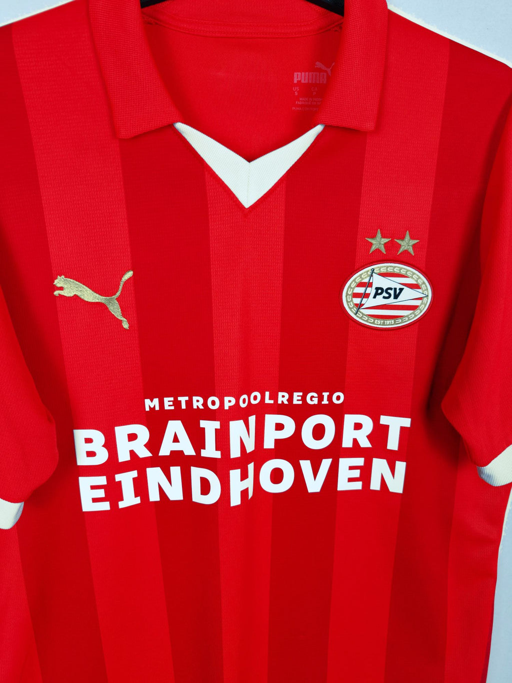 2023-24 PSV thuisshirt - detailfoto