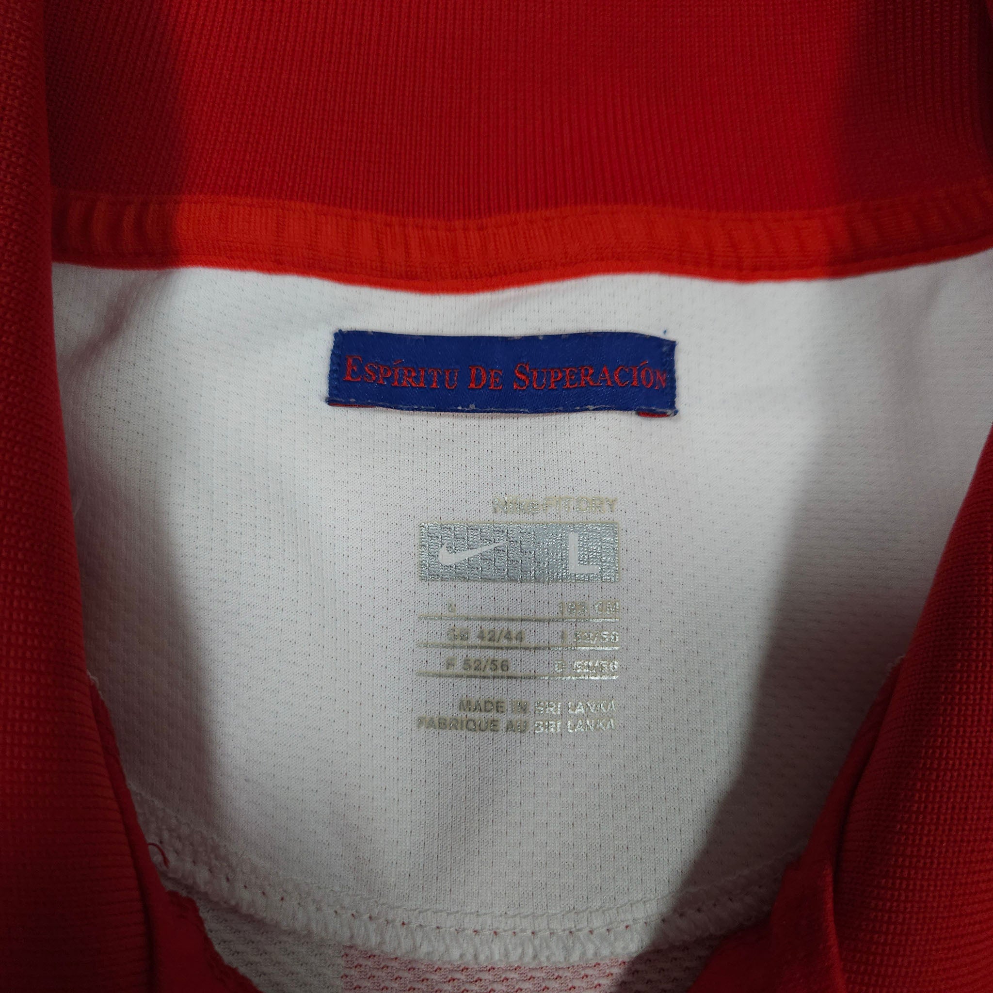 2009-10 Atletico Madrid Home Shirt detailed view 11