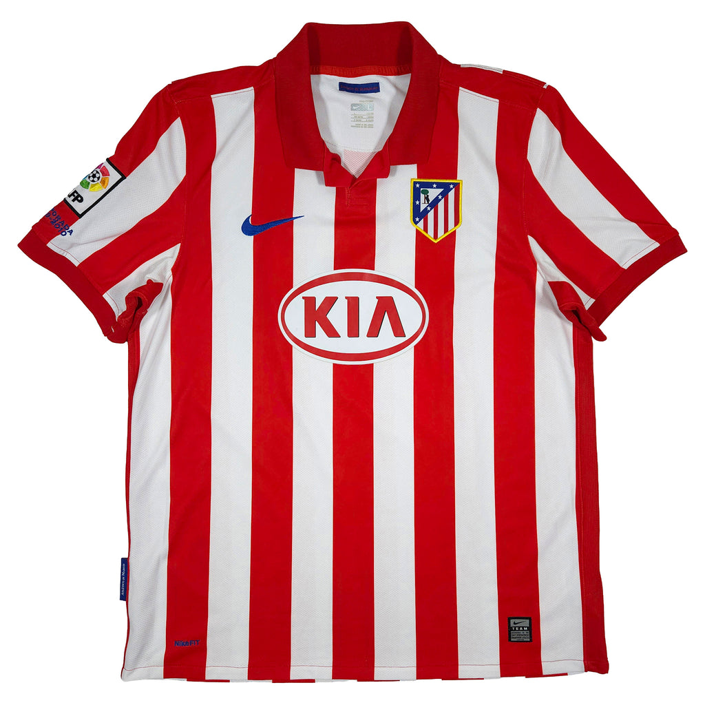 2009-10 Atletico Madrid Home Shirt - front view