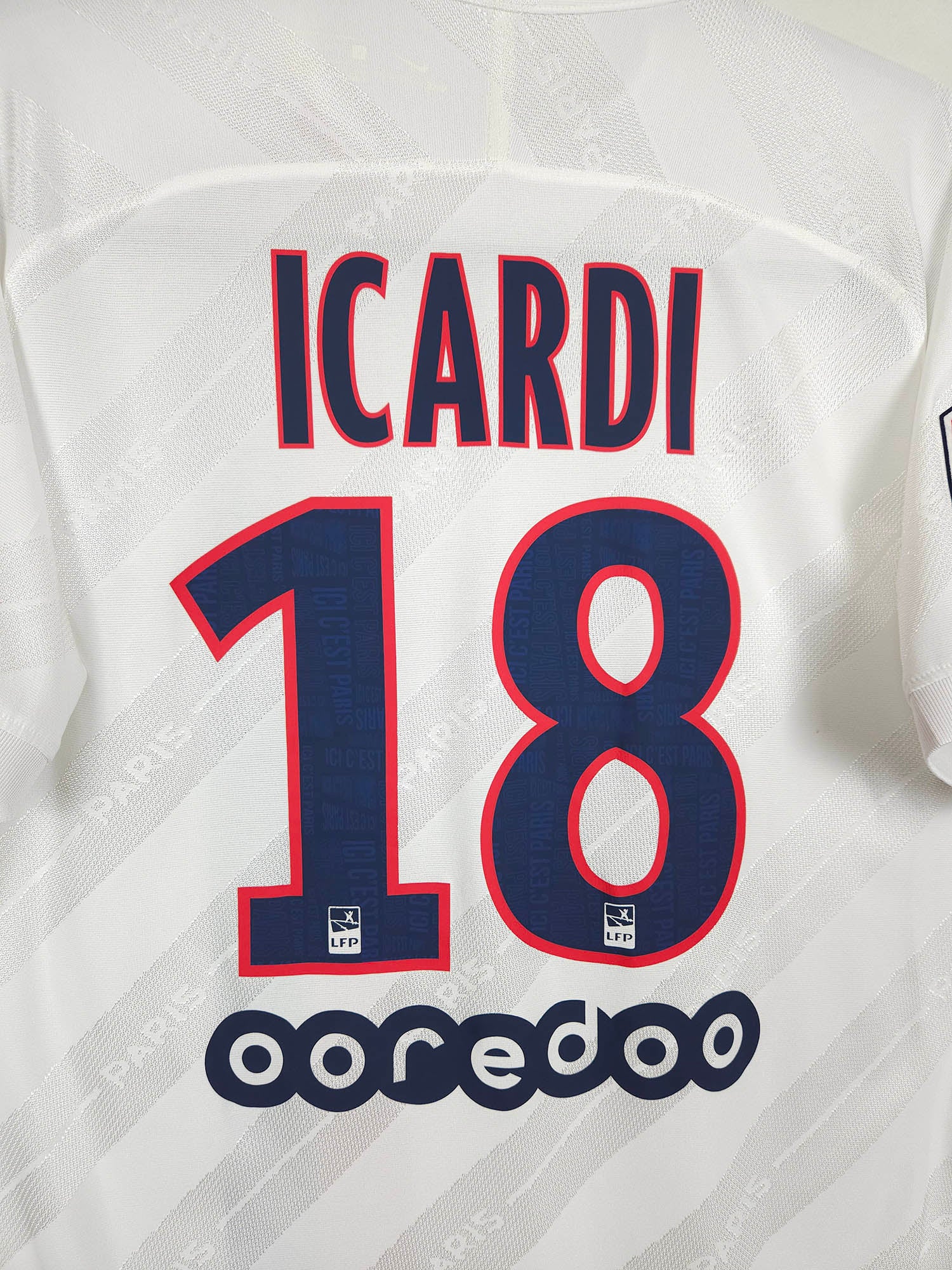 2019-20 Paris Saint-Germain Spelersversie Derde Shirt Icardi #18