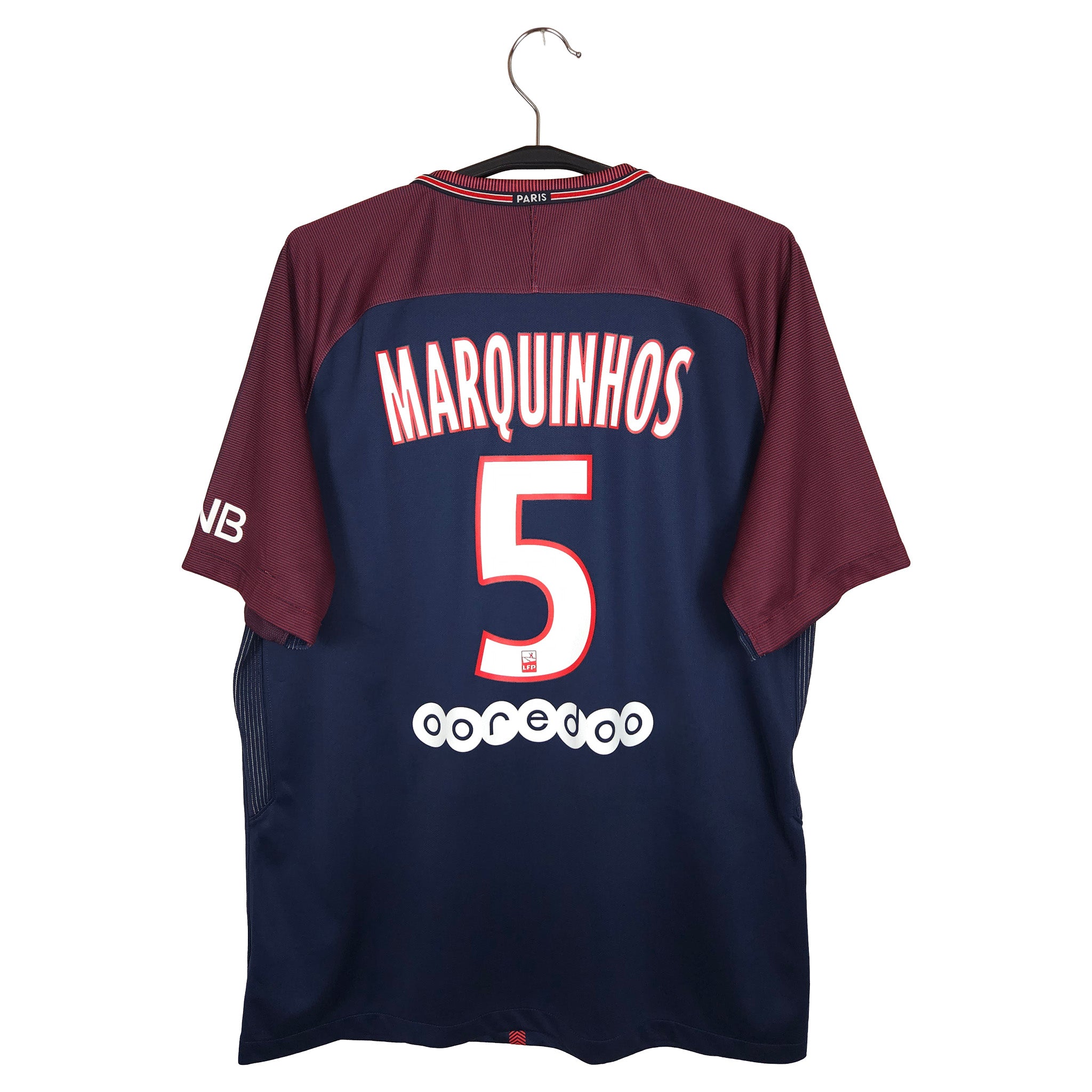 2017-18 Paris Saint-Germain Thuisshirt Marquinhos #5