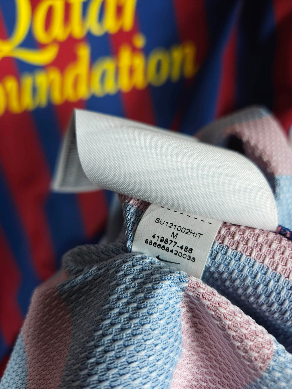 2011-12 Barcelona Home Shirt Messi #10 - detailed view