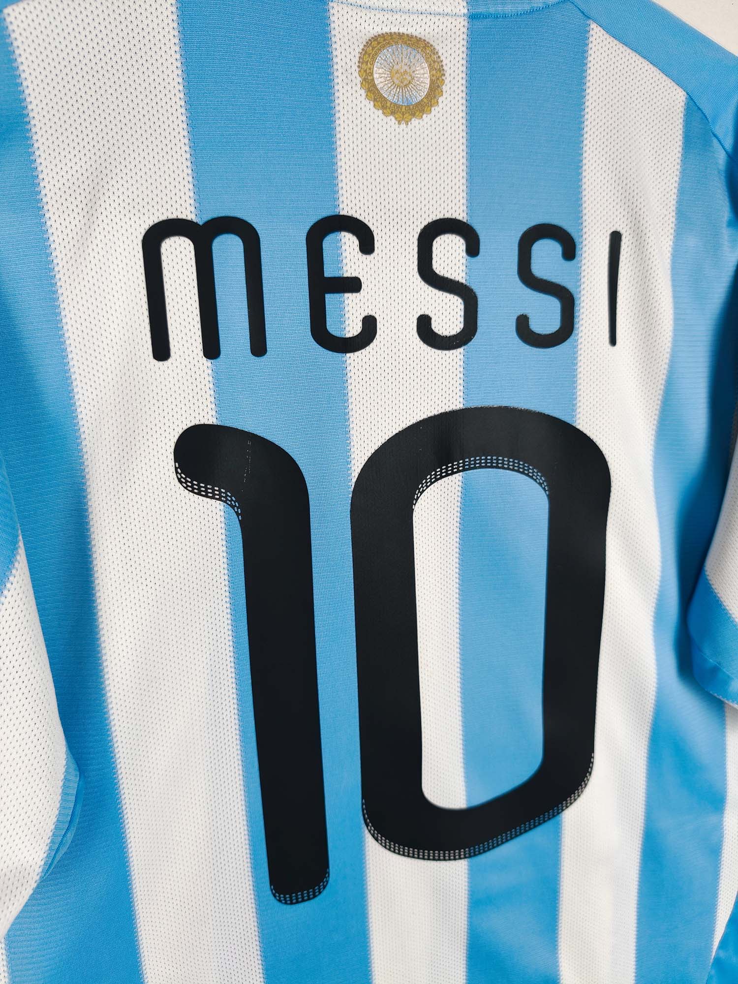 2010-11 Argentinië thuisshirt Messi #10