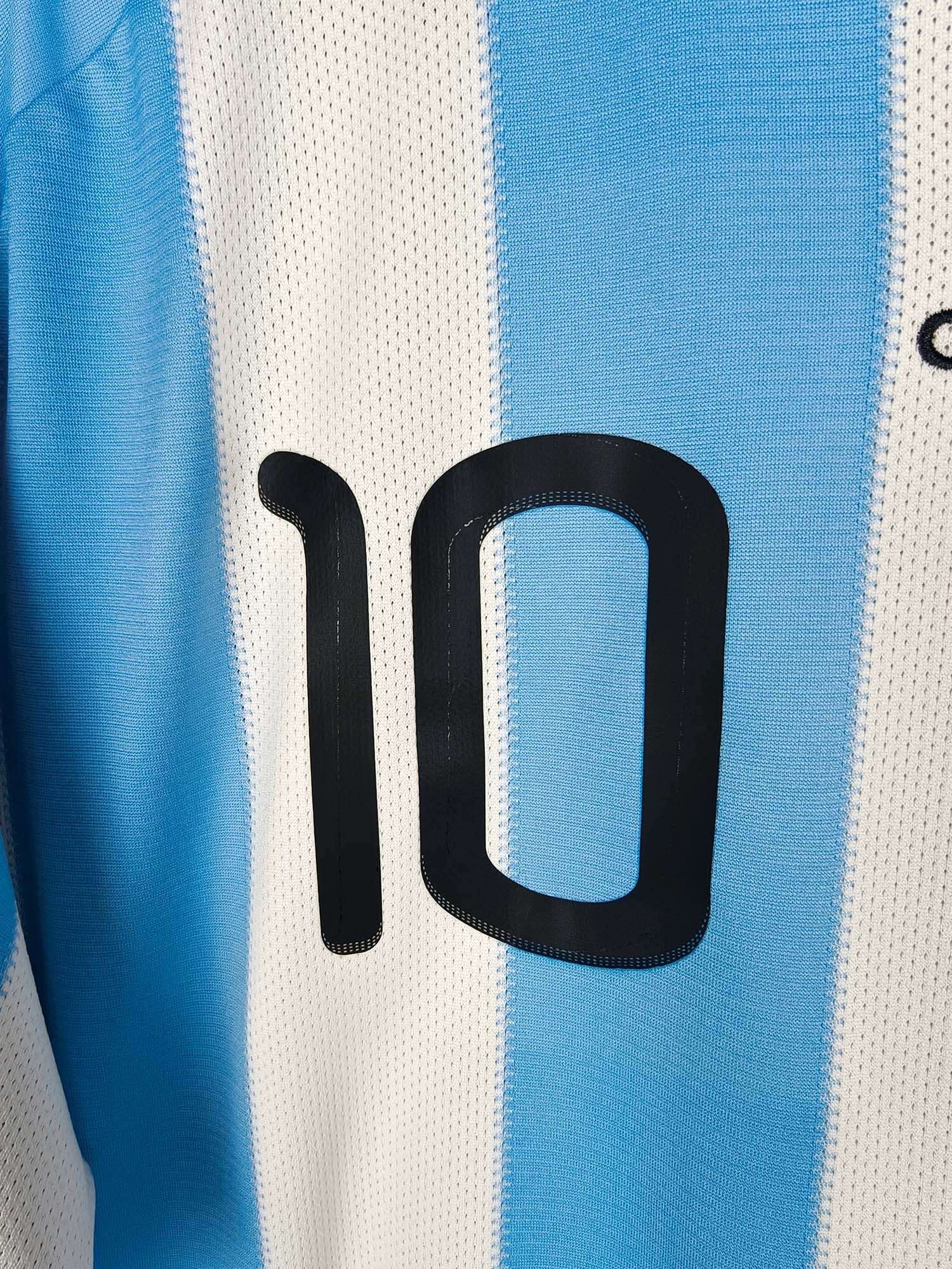 2010-11 Argentinië thuisshirt Messi #10