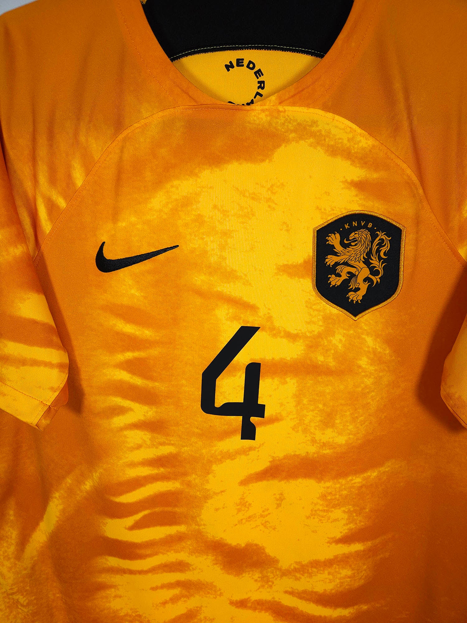 2022-23 Nederland Thuisshirt Virgil #4