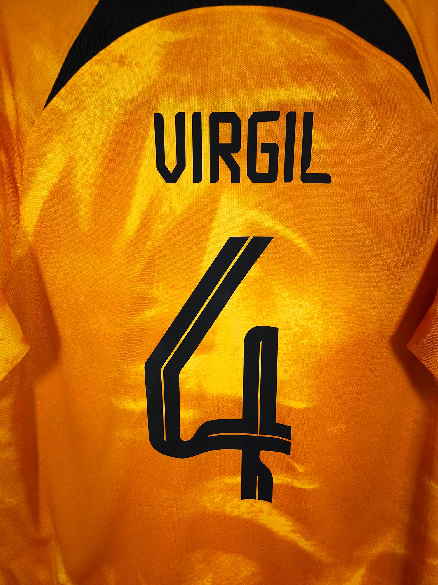 2022-23 Nederland Thuisshirt Virgil #4