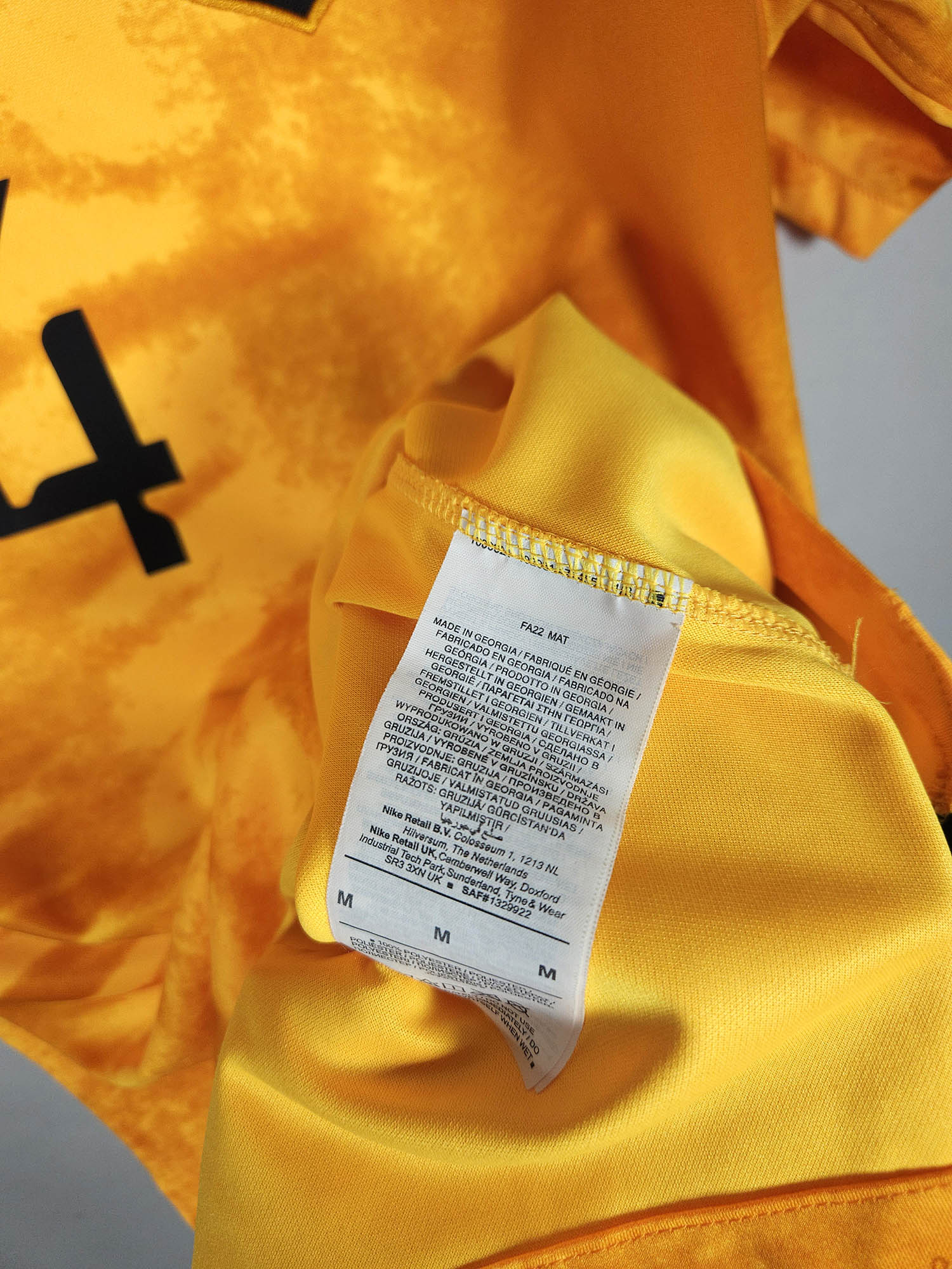 2022-23 Nederland Thuisshirt Virgil #4