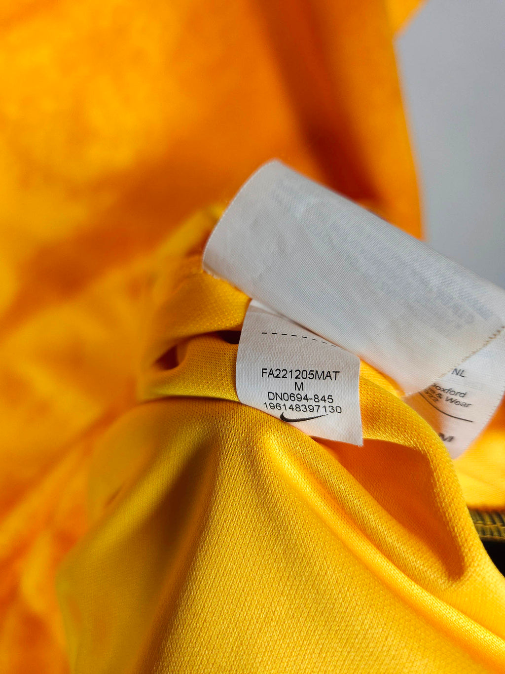 2022-23 Netherlands Home Shirt Virgil #4 - detailed view