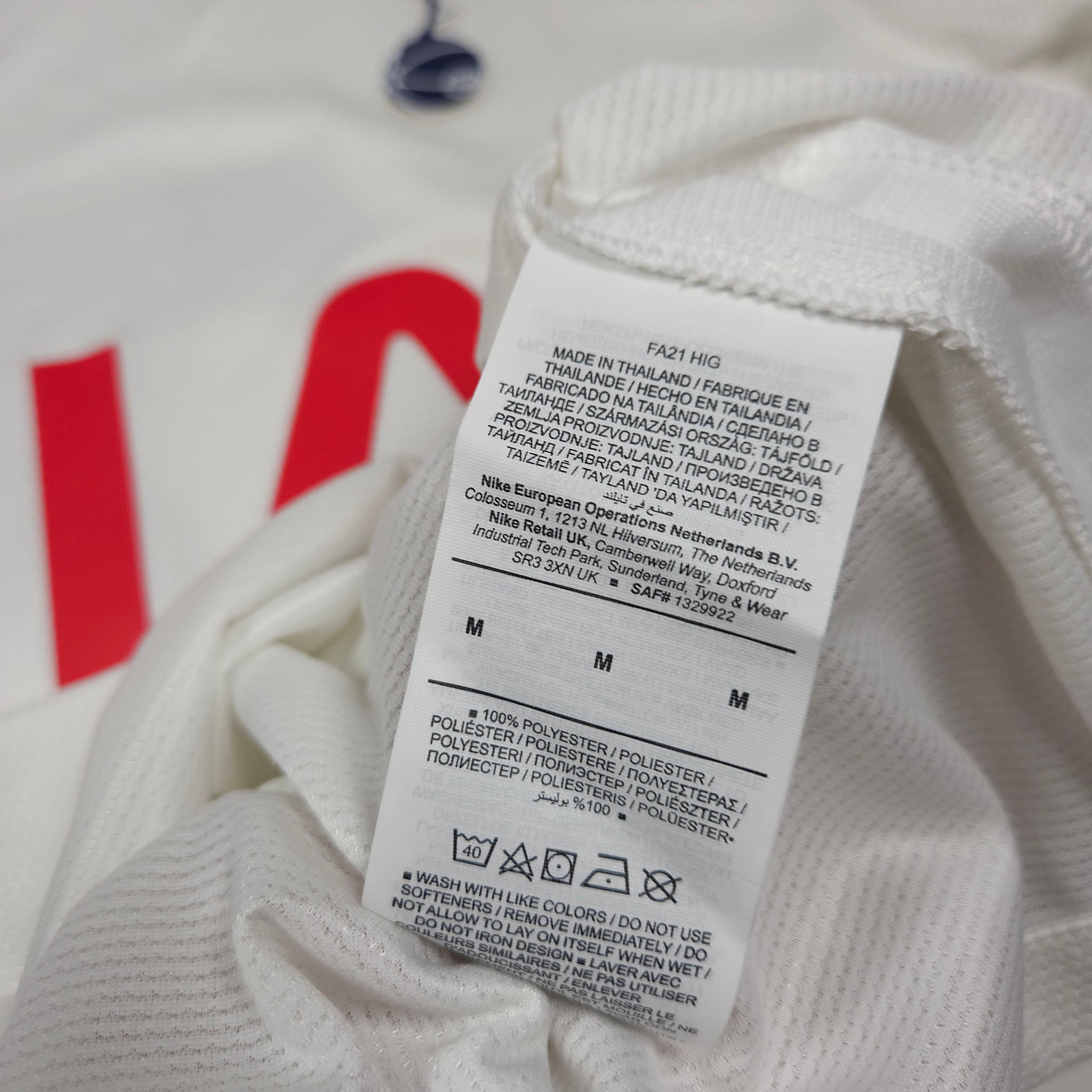 2021-22 Tottenham Hotspur Home Shirt Son #7 detailed view 14