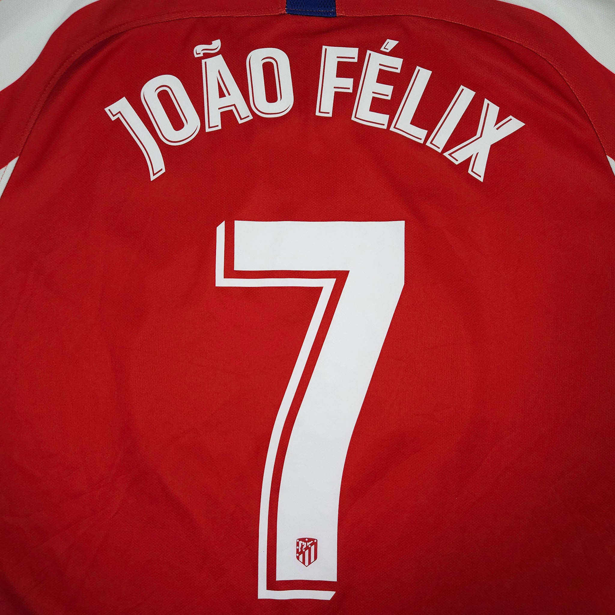 2019-20 Atletico Madrid Home Shirt Joao Felix #7 detailed view 9