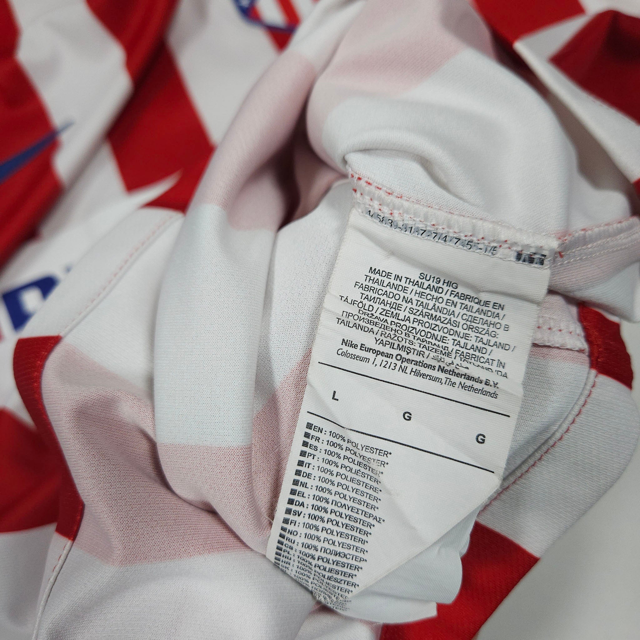 2019-20 Atletico Madrid Home Shirt Joao Felix #7 detailed view 13