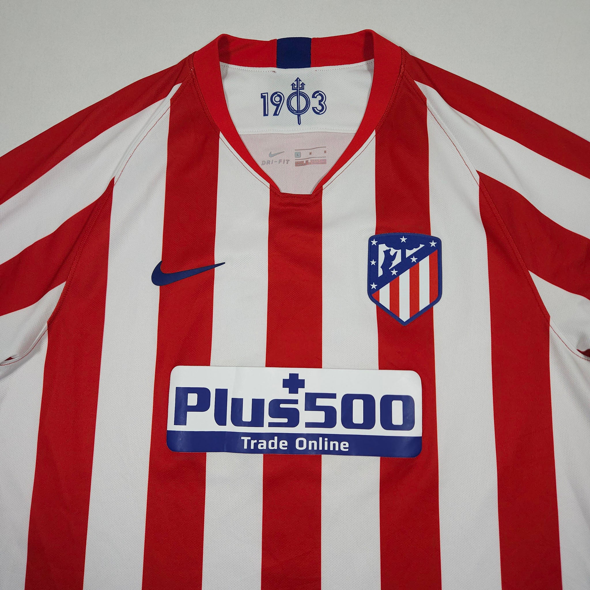 2019-20 Atletico Madrid Home Shirt Joao Felix #7 detailed view 1