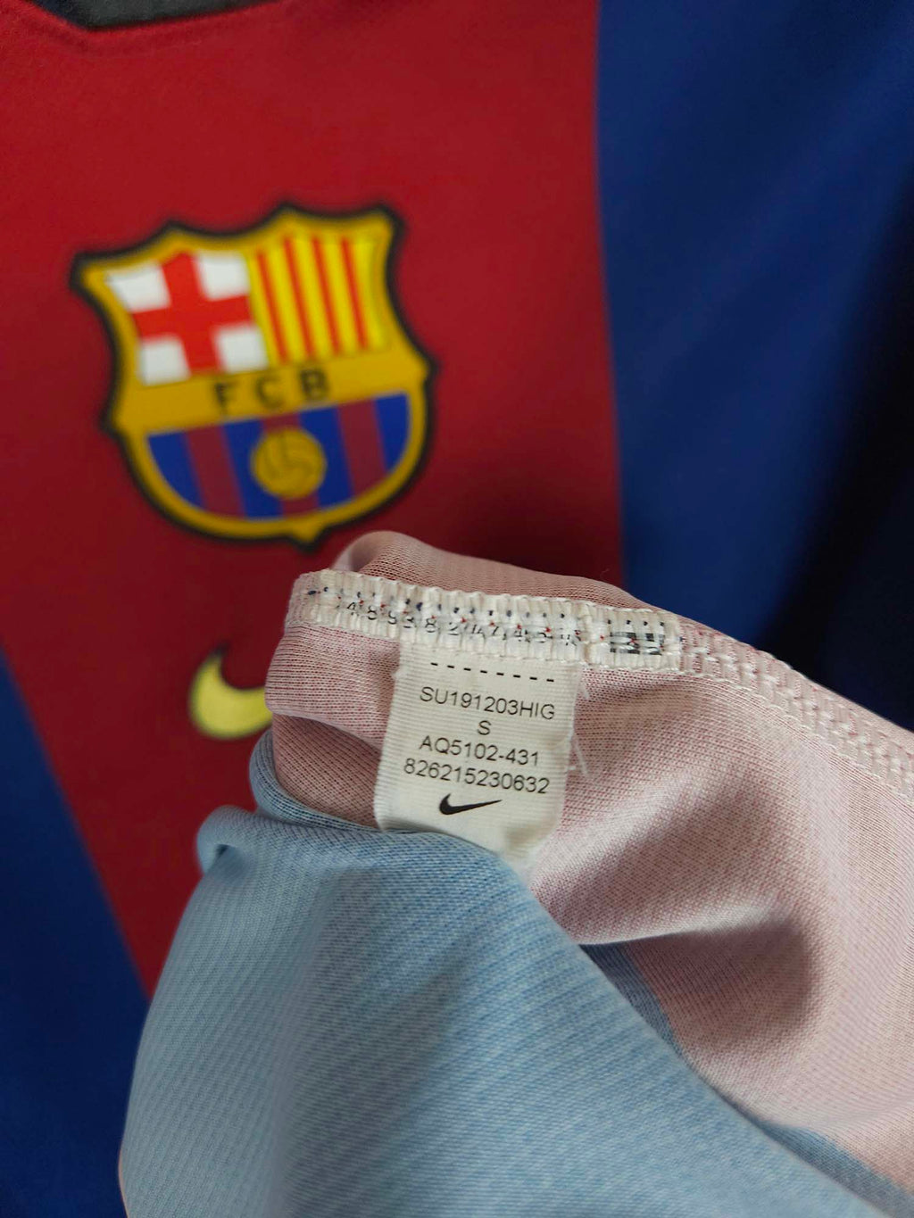 2019-20 Barcelona 'El Clásico' Thuisshirt