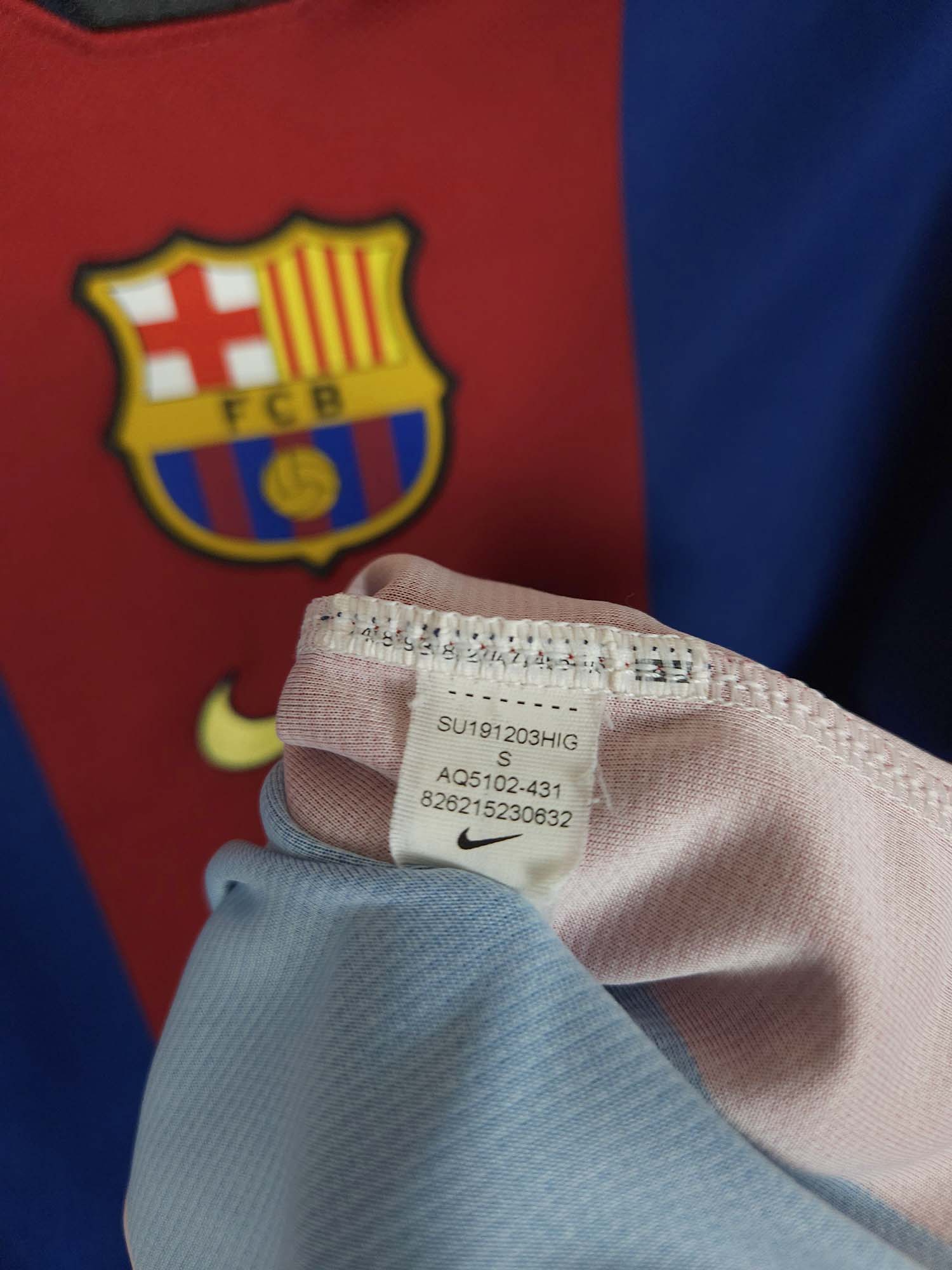 2019-20 Barcelona 'El Clásico' Thuisshirt