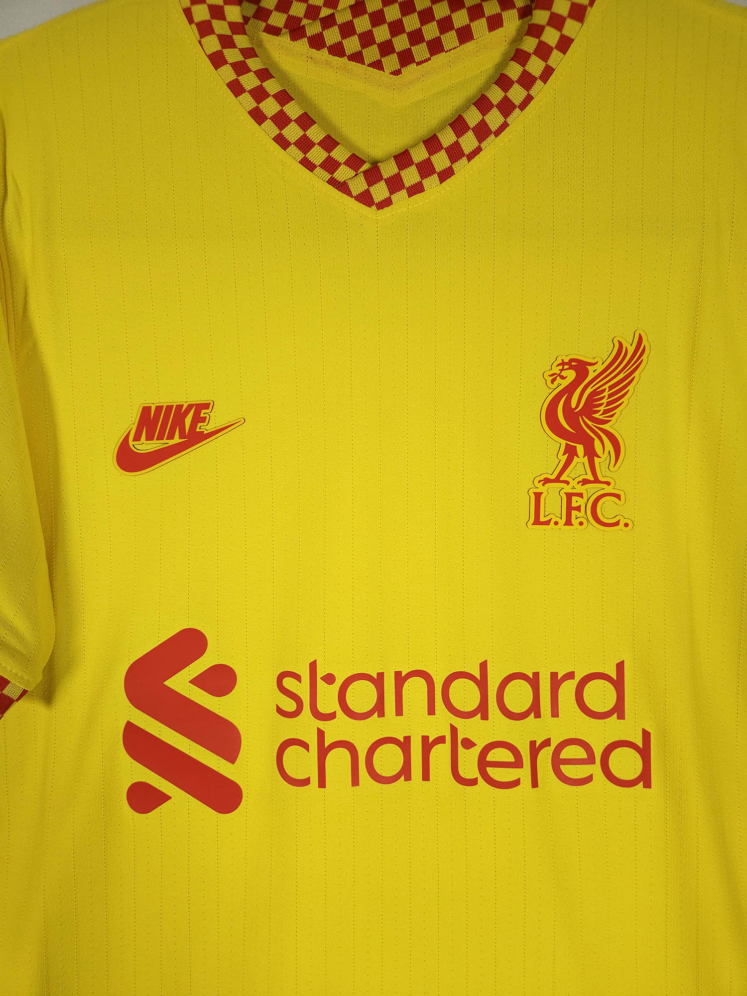 2021-22 Liverpool Derde Shirt Spelersversie Virgil #4
