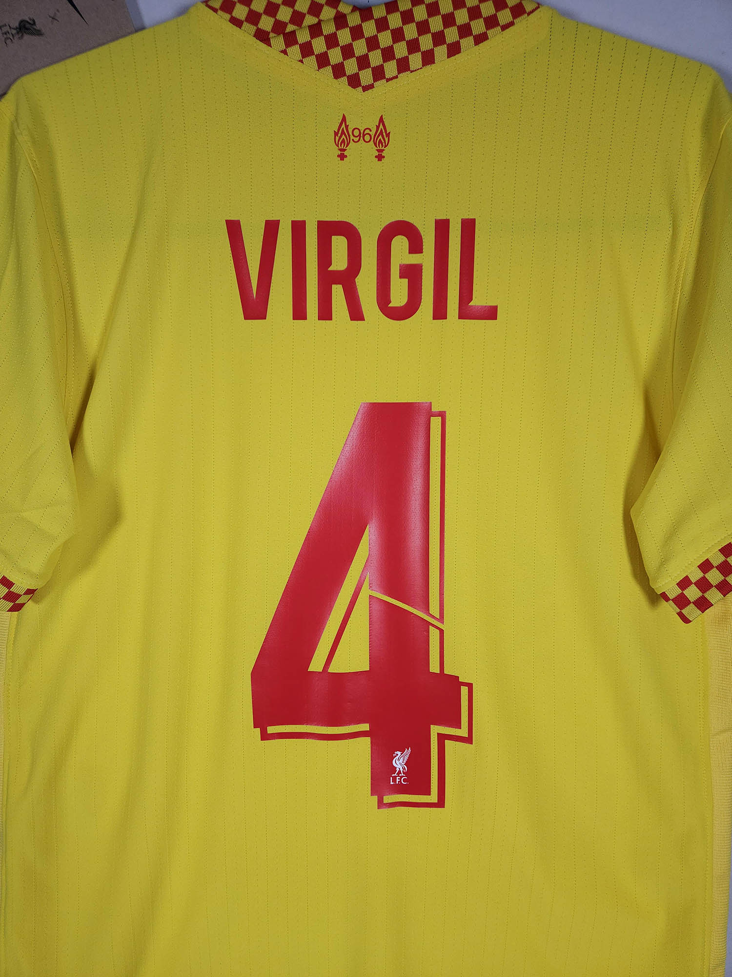 2021-22 Liverpool Derde Shirt Spelersversie Virgil #4