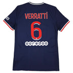 Paris Saint-Germain Home Shirt 2020-21 – Authentic – Verratti #6 back view