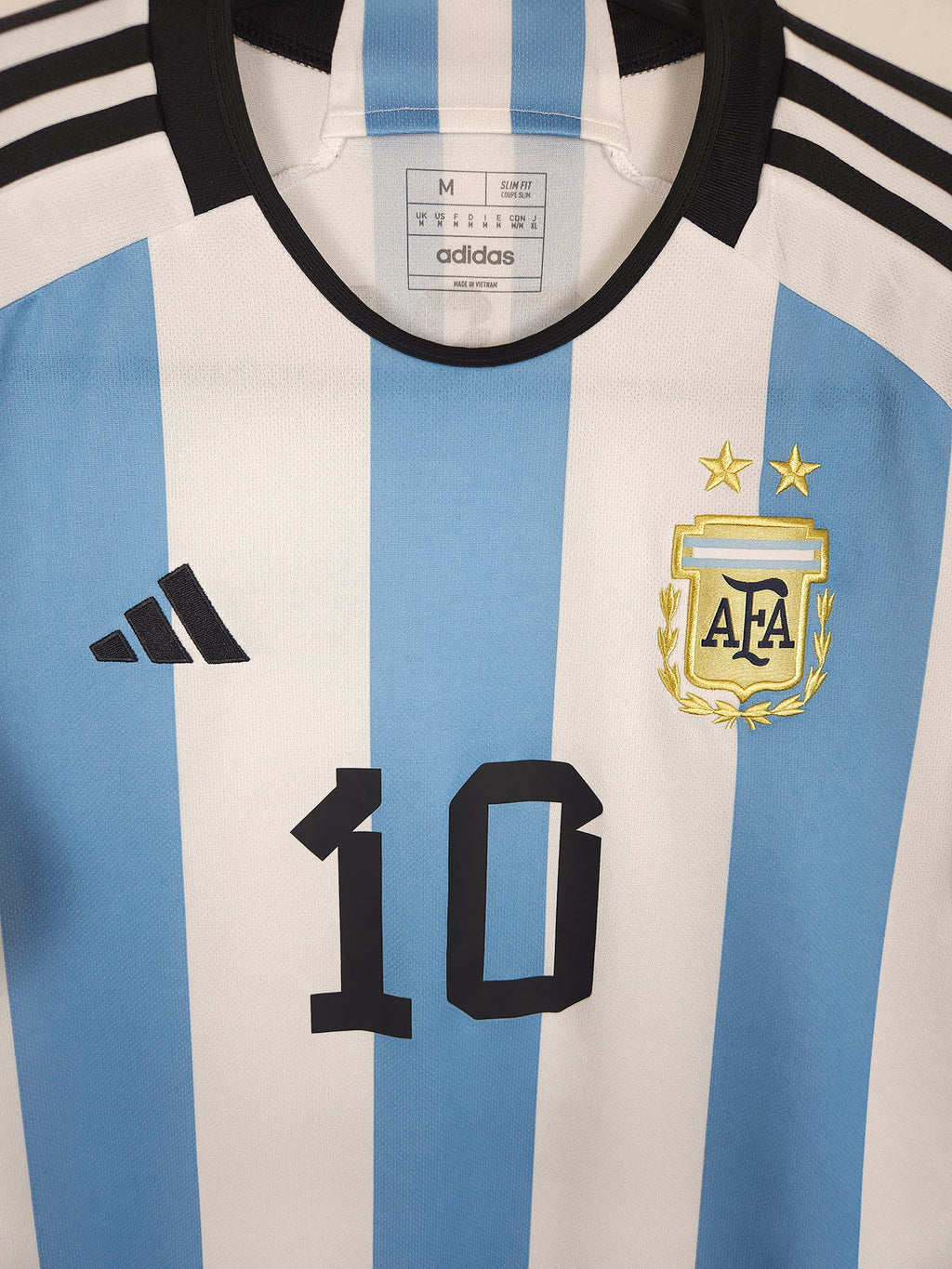 2022-23 Argentinië thuisshirt Messi #10