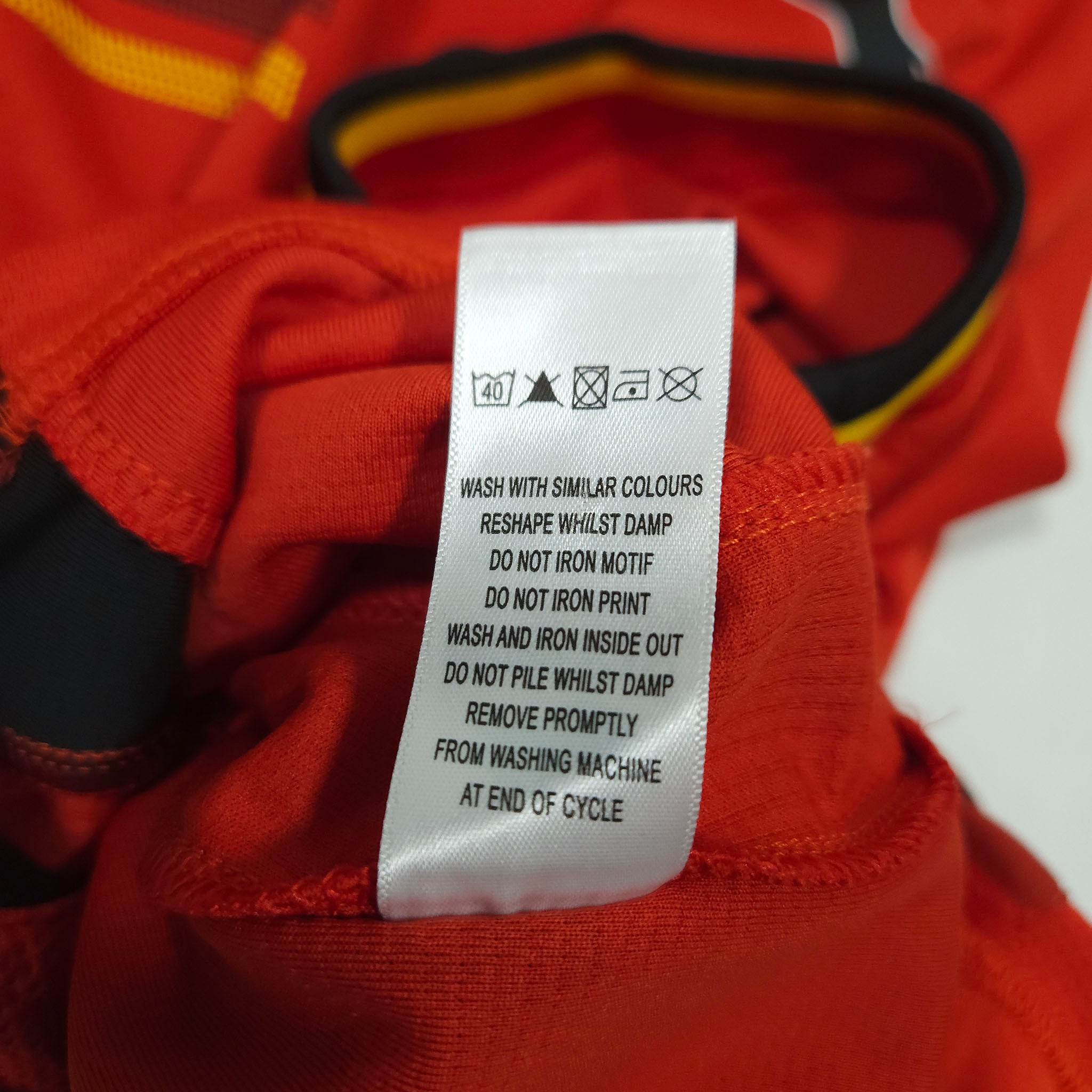 2014 Belgium Home Shirt detailed view 10