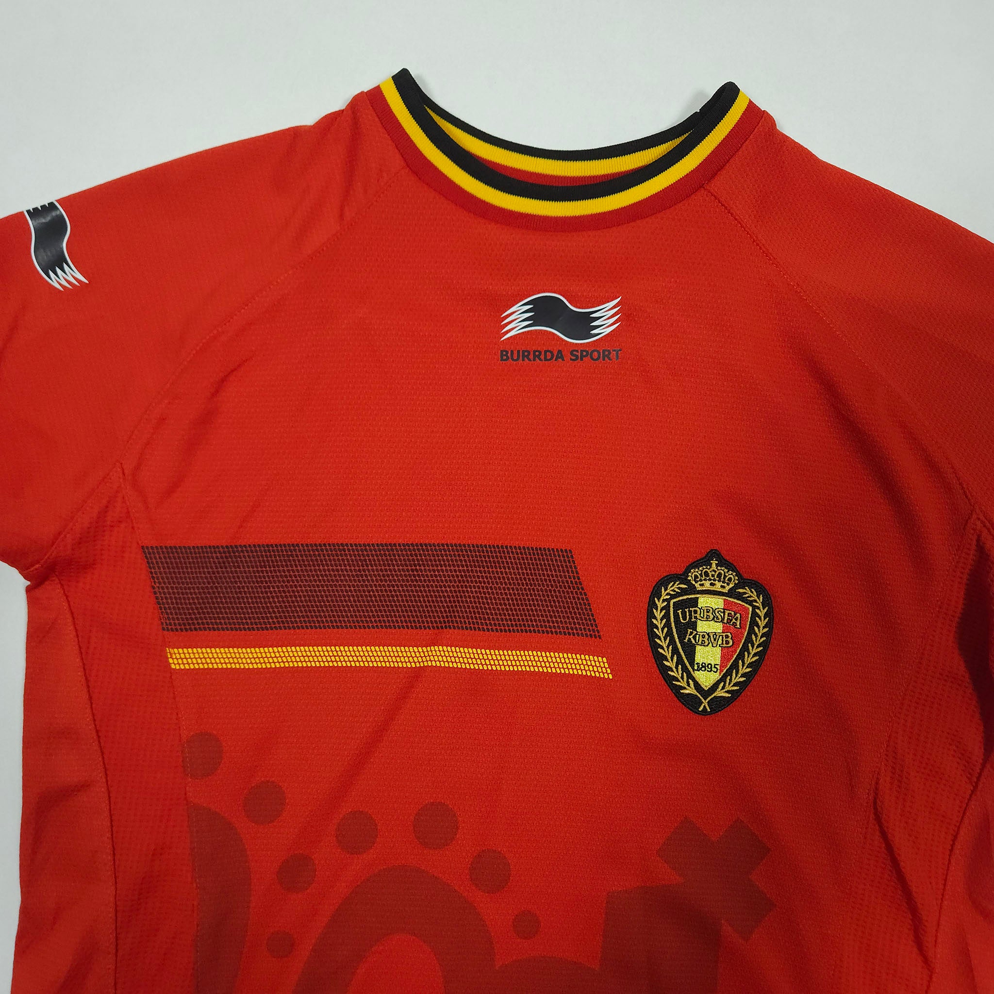 2014 Belgium Home Shirt detailed view 1