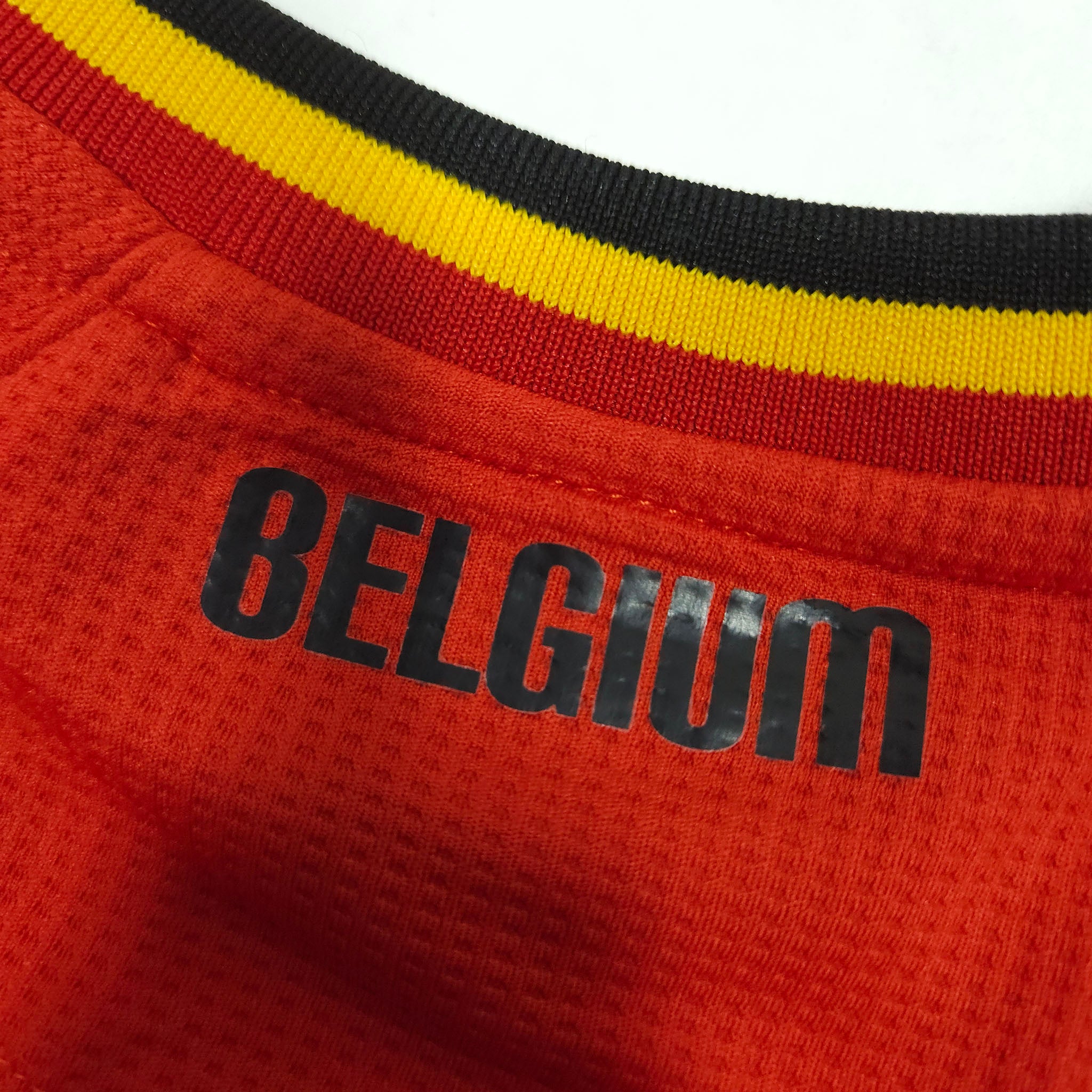 2014 Belgium Home Shirt detailed view 7