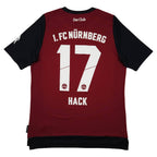2019-20 1. FC Nürnberg Home Shirt Hack #17 - back view