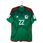 2022-23 Mexico Home Shirt Lozano #22 - front view