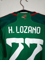 2022-23 Mexico Home Shirt Lozano #22 - detailed view