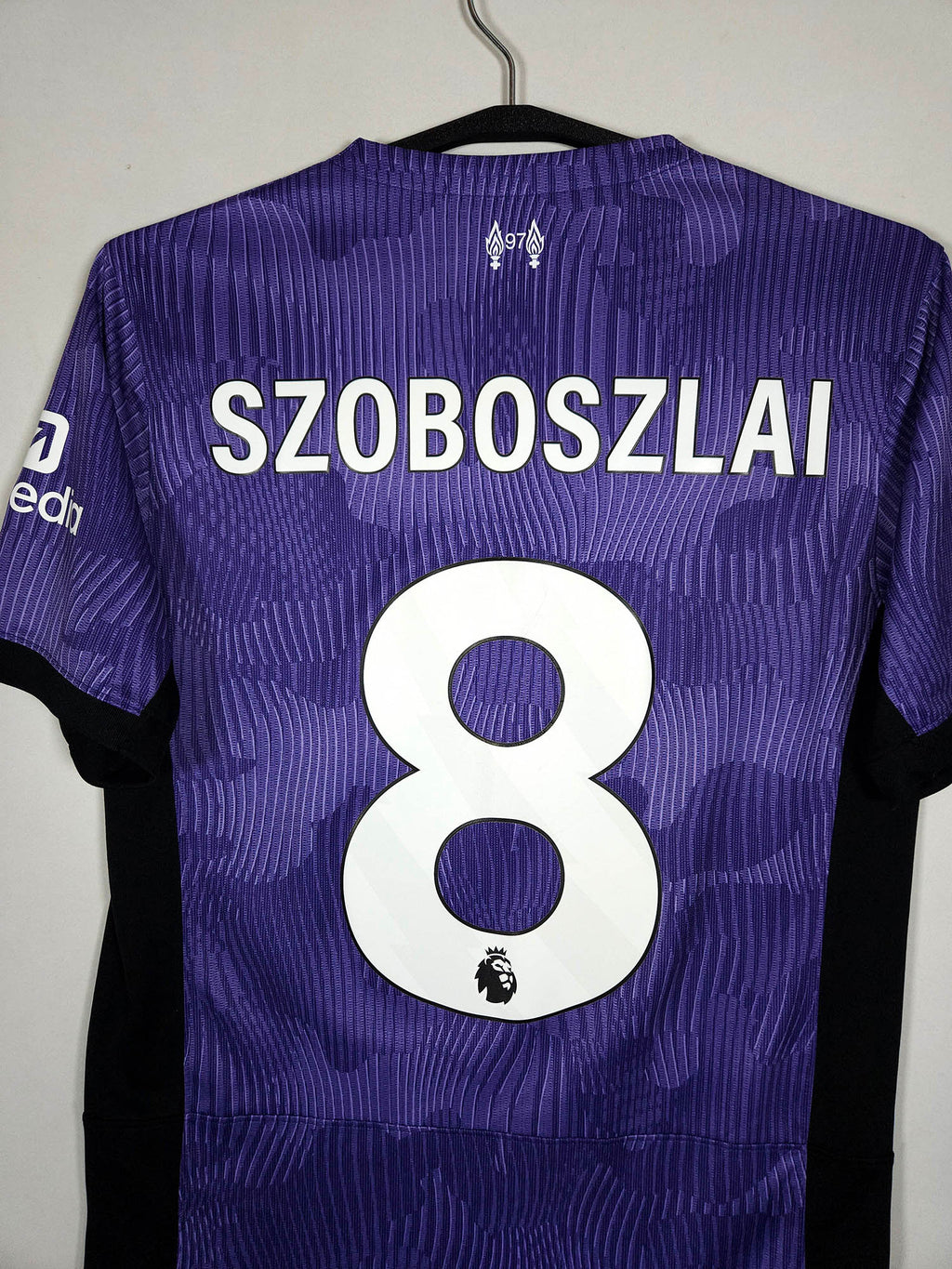 2023-24 Liverpool Third Shirt Szoboszlai #8 - detailed view
