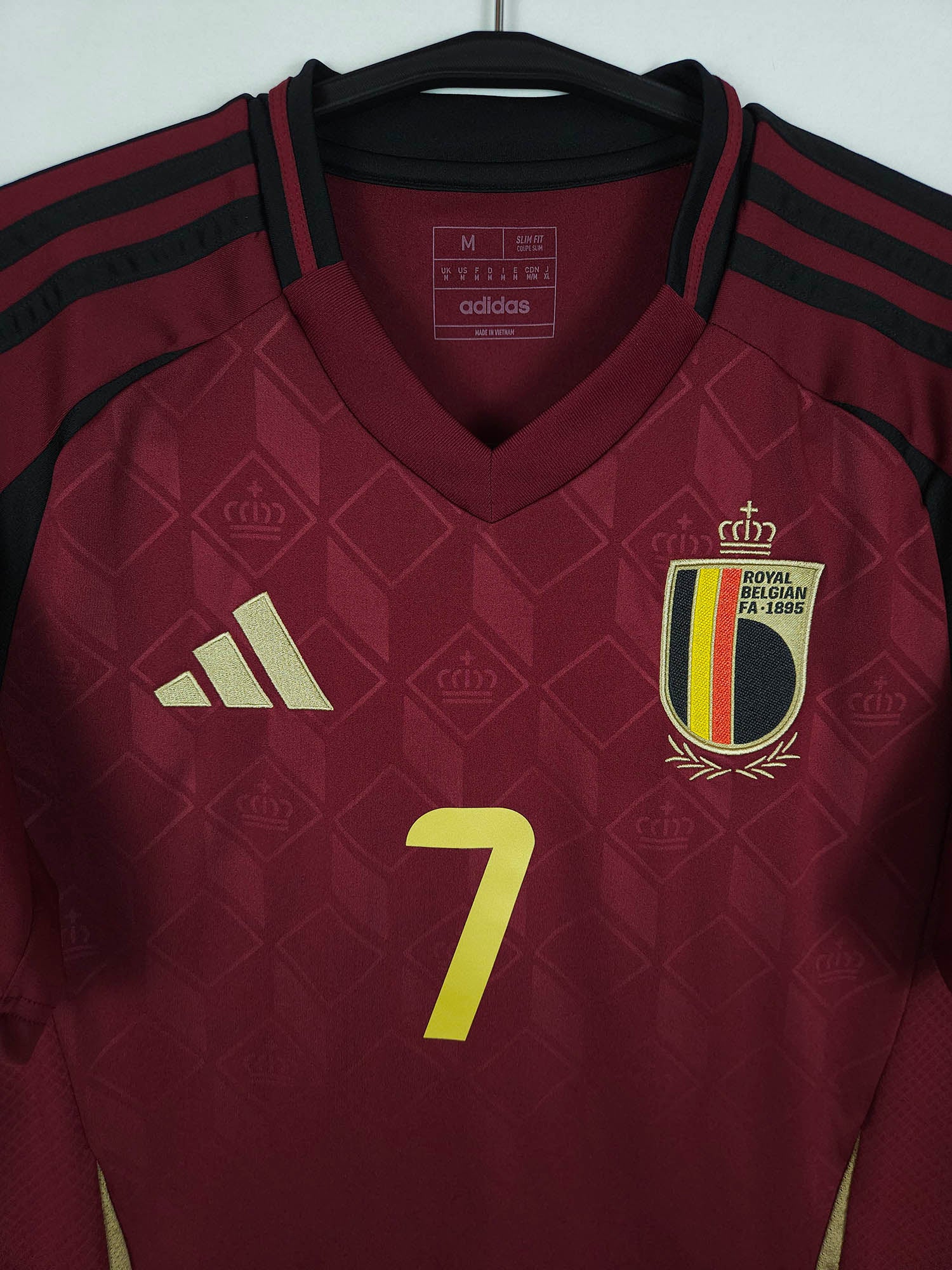 2024-25 België Thuisshirt De Bruyne #7