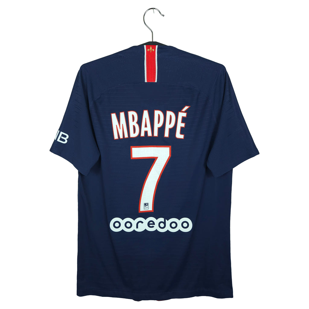 2018-19 Paris Saint-Germain Home Shirt Mbappé #7 (Pro) - back view